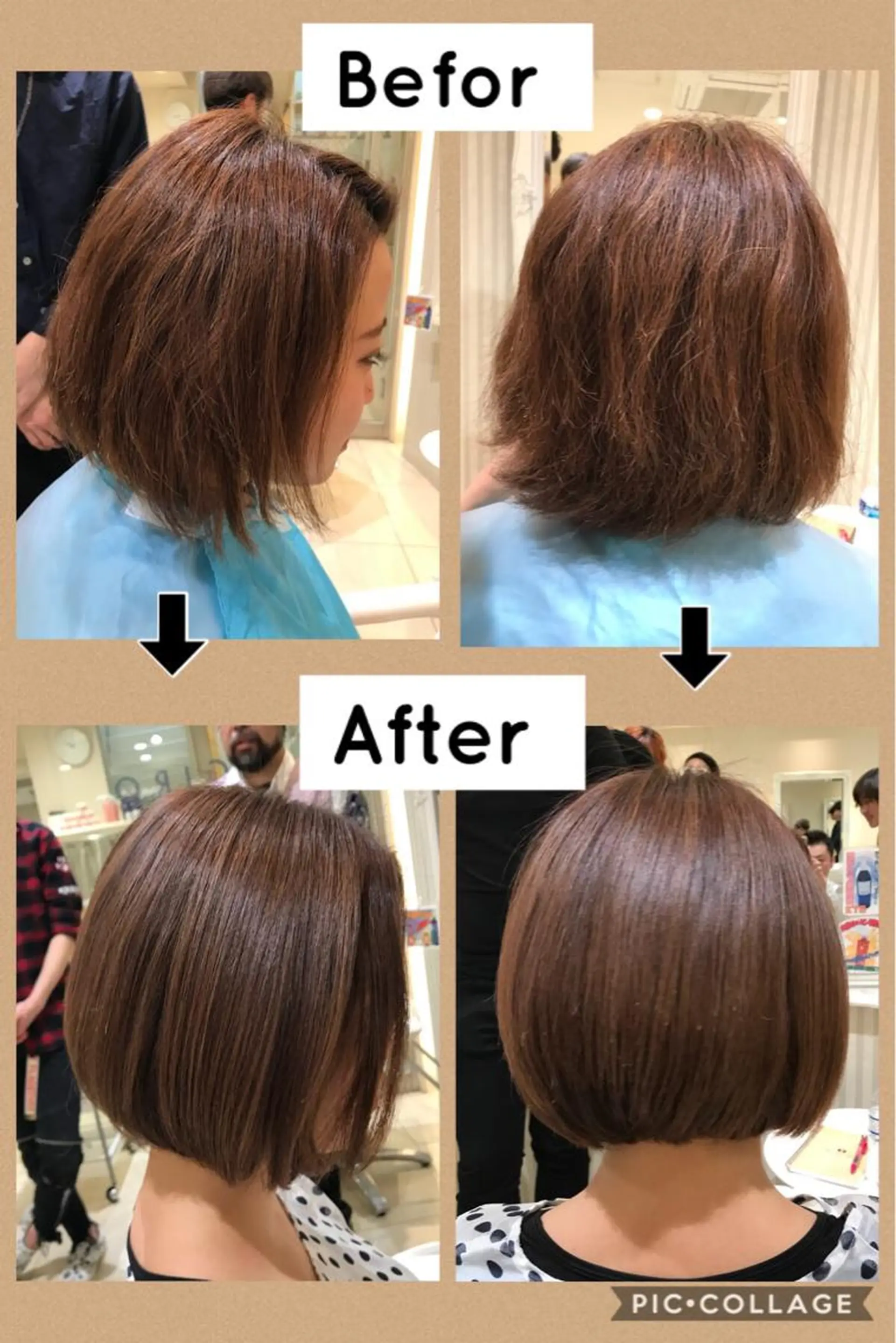 ショート かねやす ゆなのヘアスタイル