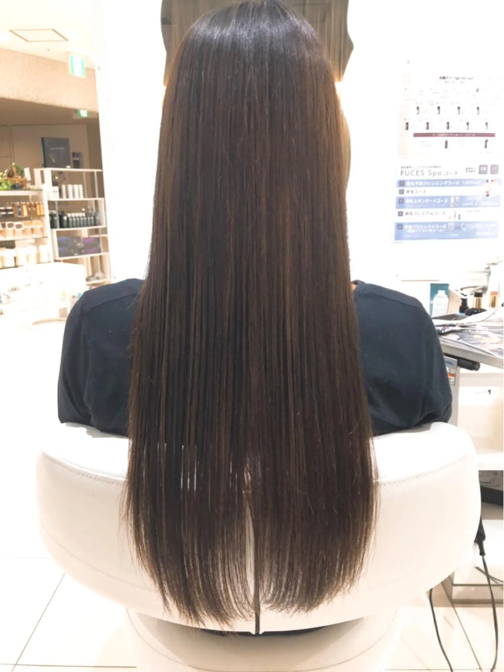 ロング カット ヘアカラー トリートメント 上田 篤史のヘアスタイル