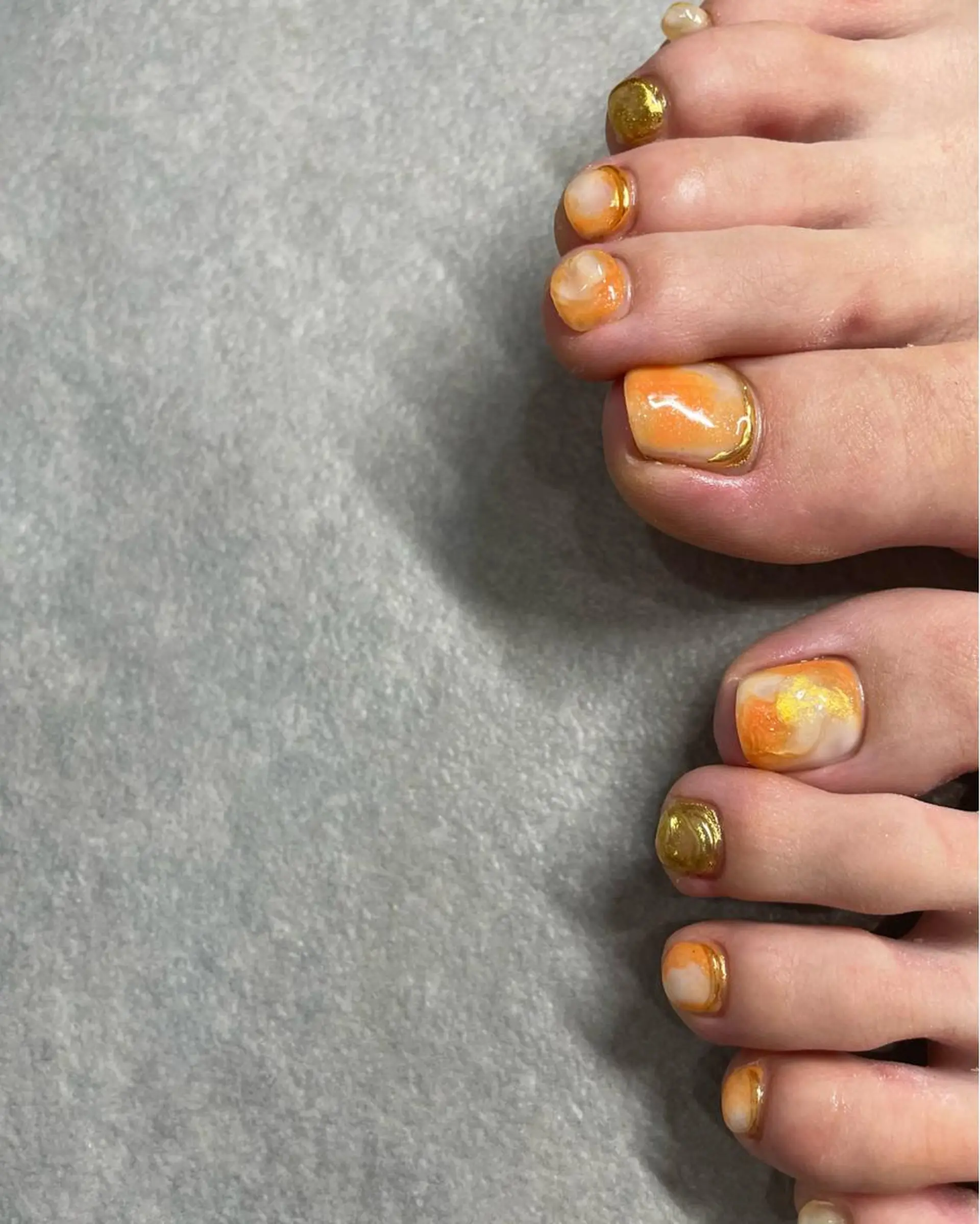 ネイル フットネイル ハンドネイル フットネイル kiii.__ ✴︎*のネイルデザイン