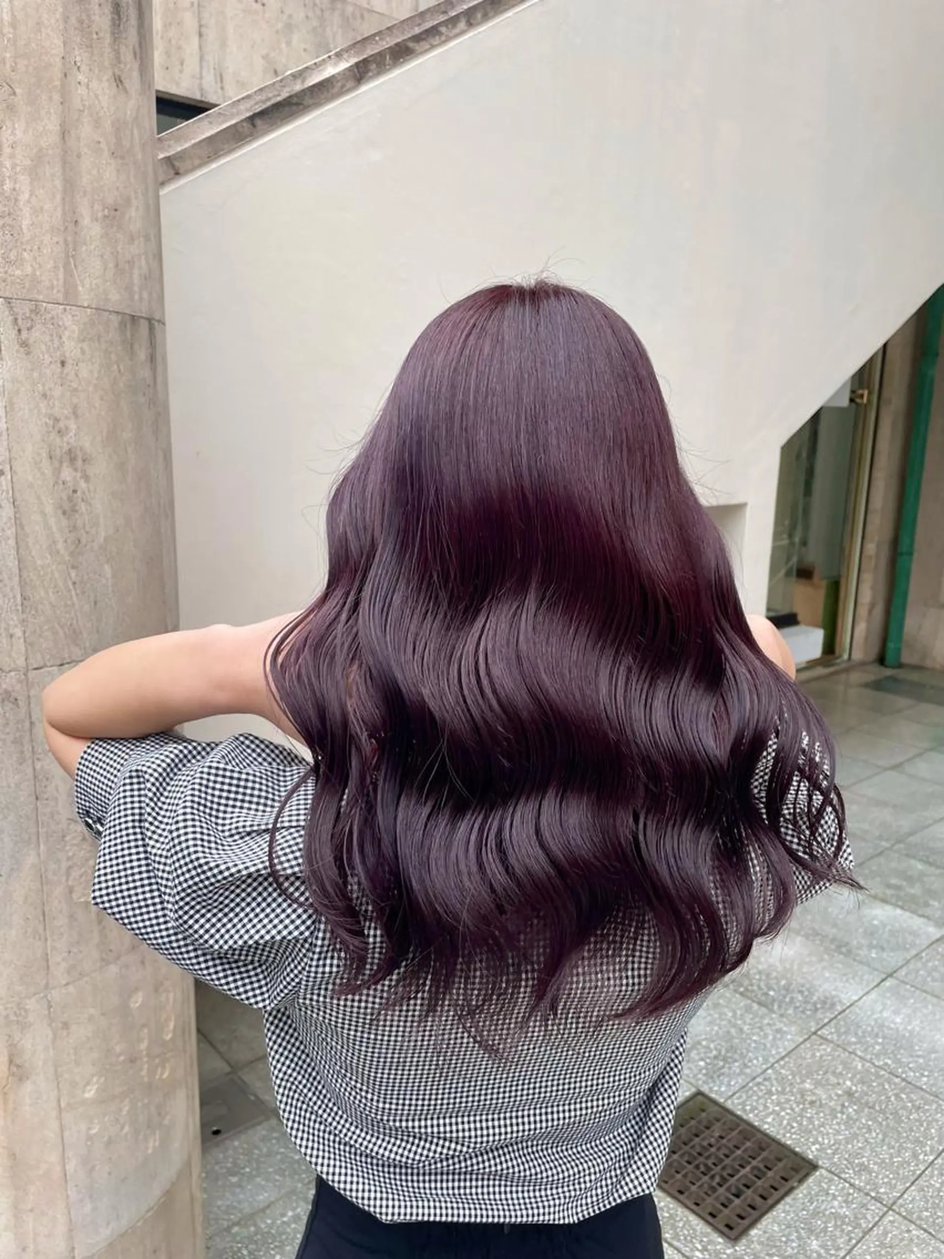 ミディアム カラー ミヤザキ タクトのヘアスタイル