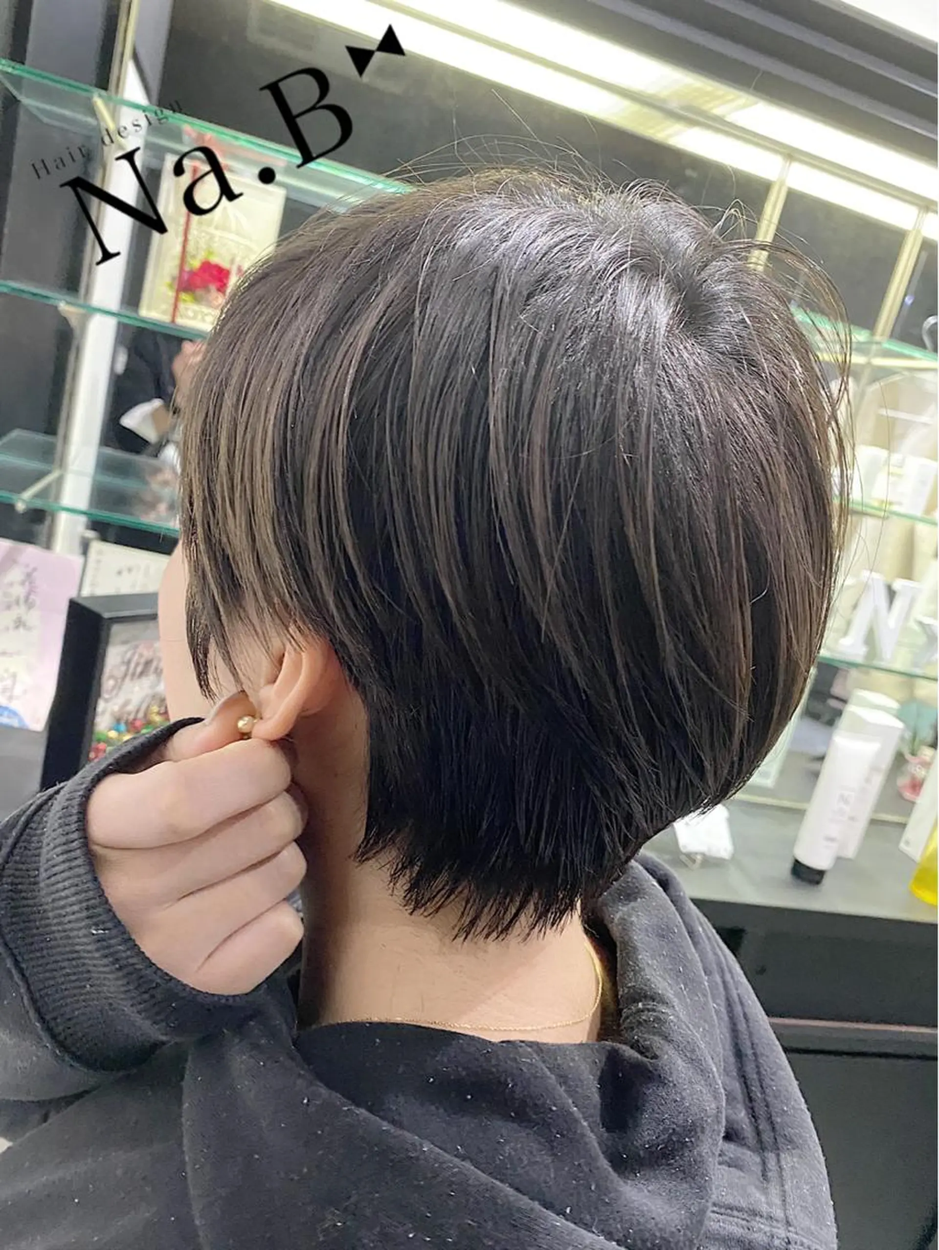 ショート カラー ジユン 지윤のヘアスタイル