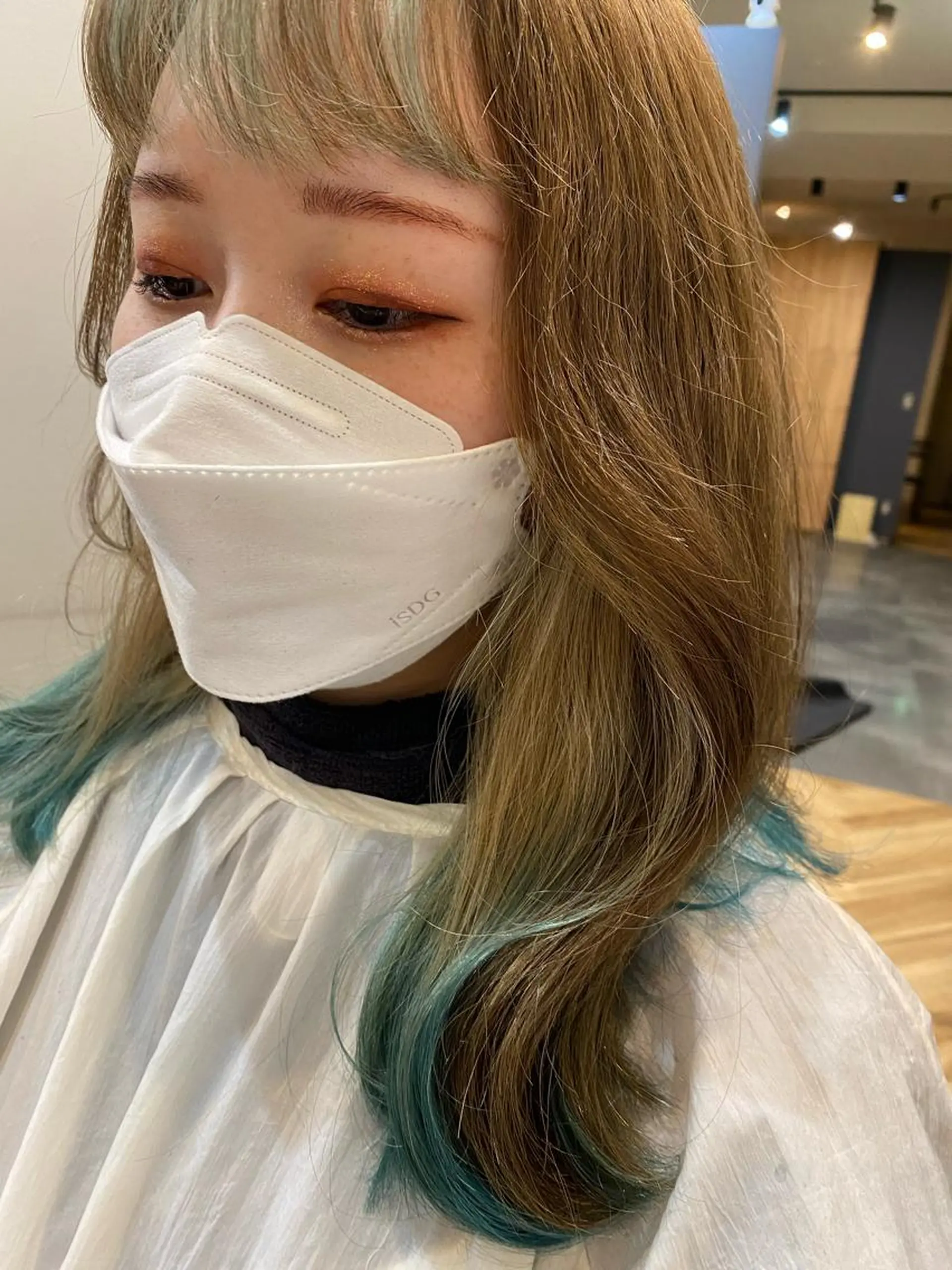 セミロング ⭐️透明感カラー/ パーマ⭐️宮野翔のヘアスタイル