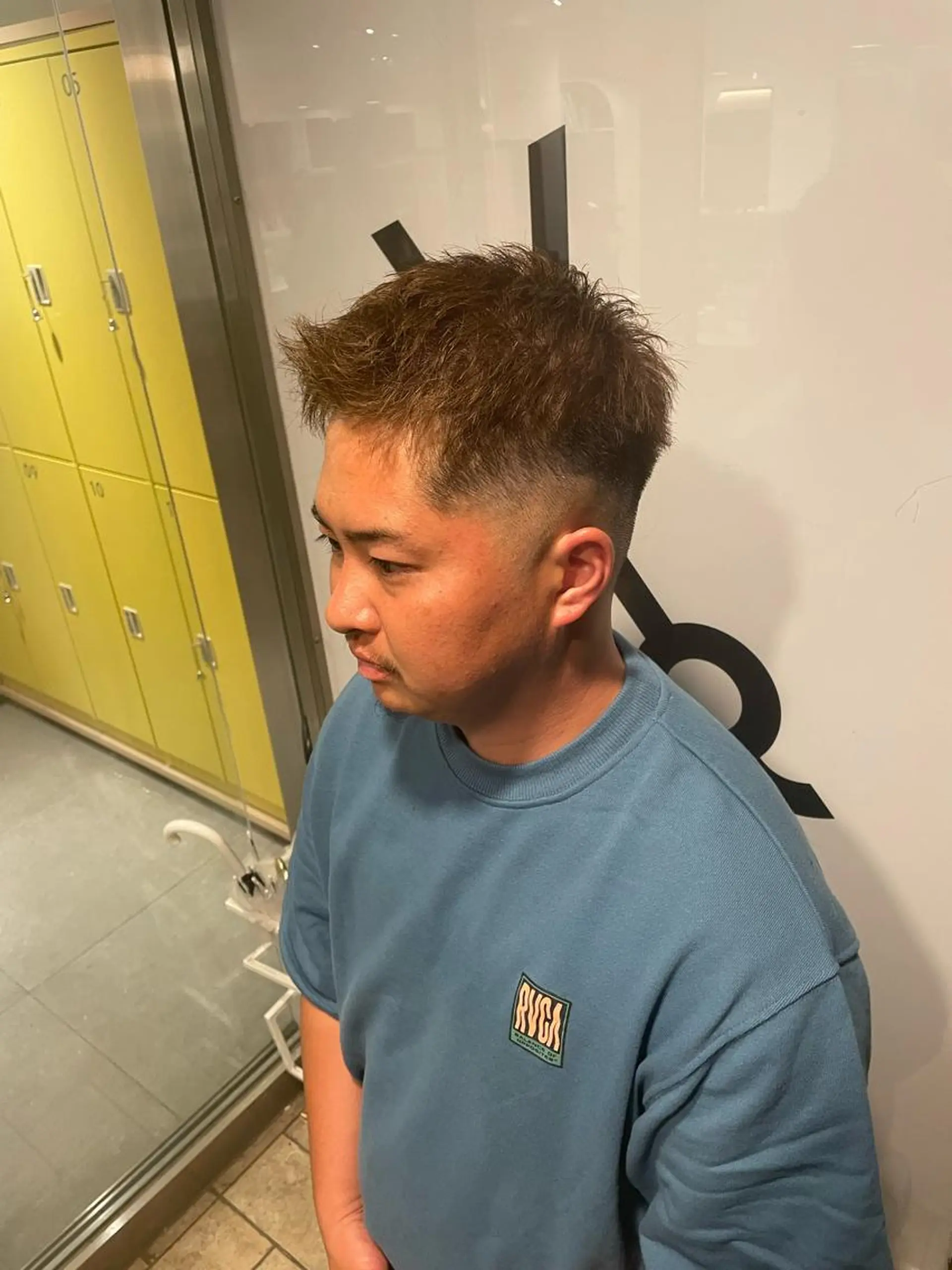 カラー メンズ メンズベリーショート ヘアセット Le'a所属・渋谷/フェード/ 國分 翔のヘアスタイル