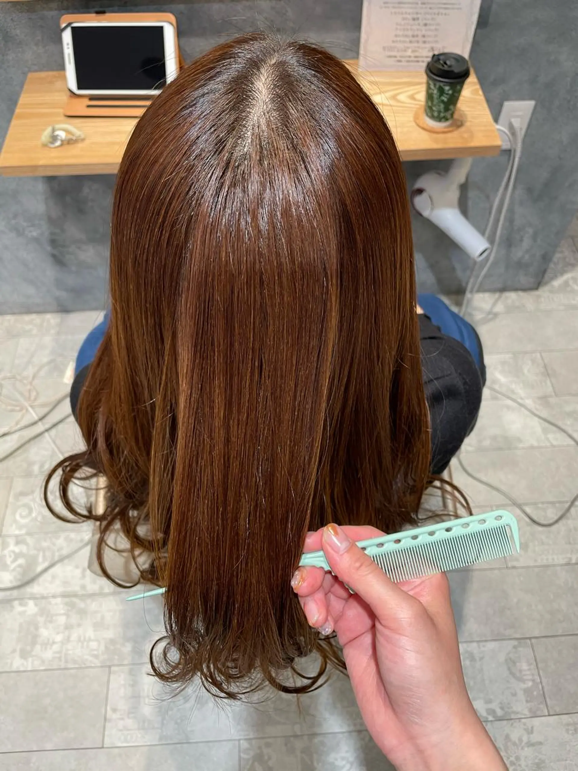 カラー ⚪︎ YUNAのヘアスタイル