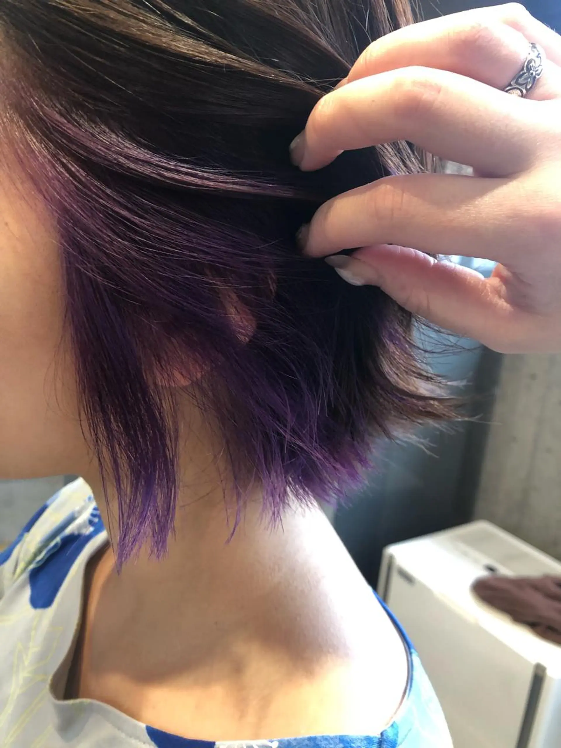 ミディアム カラー 新越谷/韓国風/艶髪 miyuのヘアスタイル