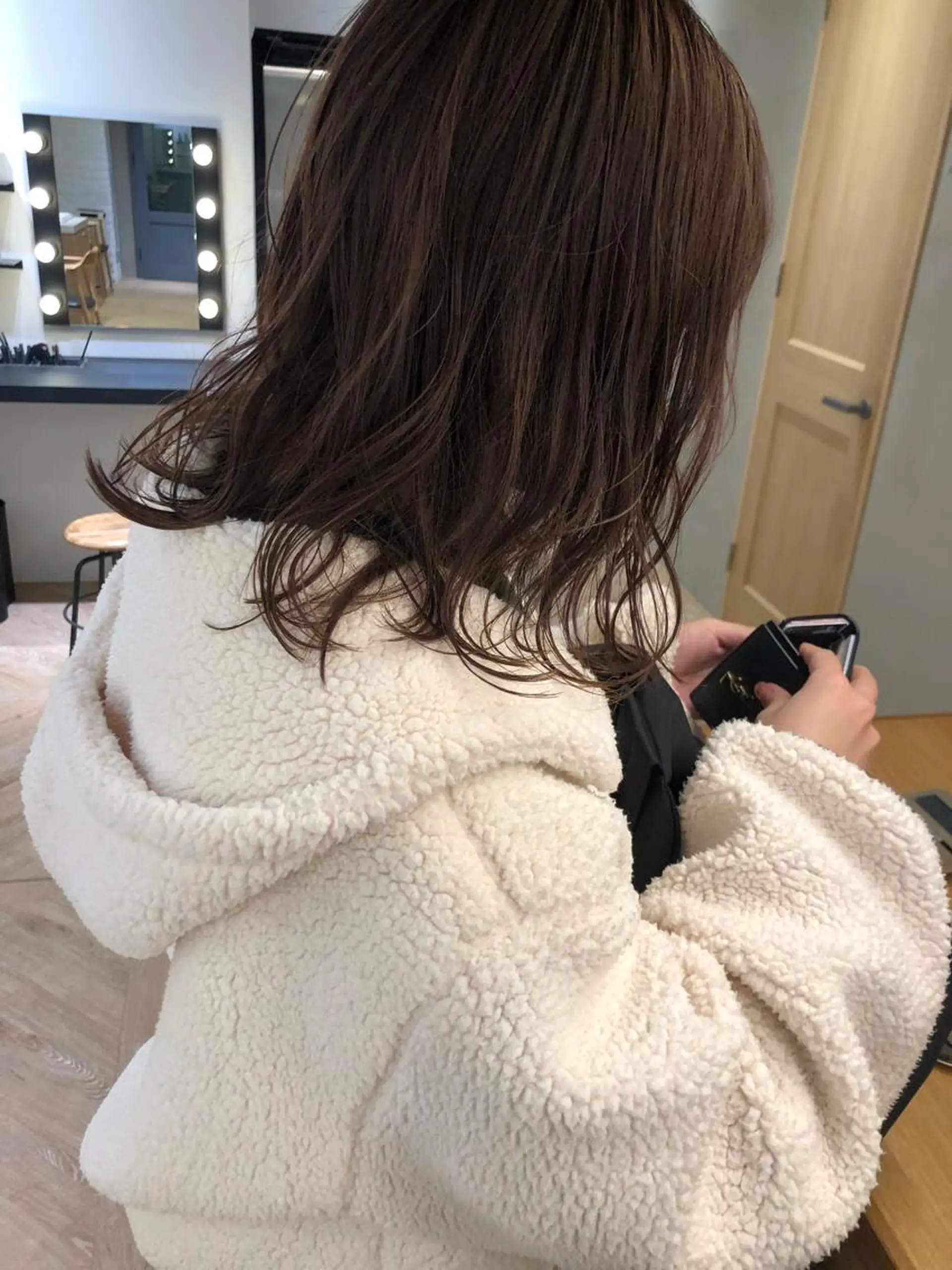 ミディアム 透明感/レイヤー🎀 春カラー/エリコ🌈のヘアスタイル