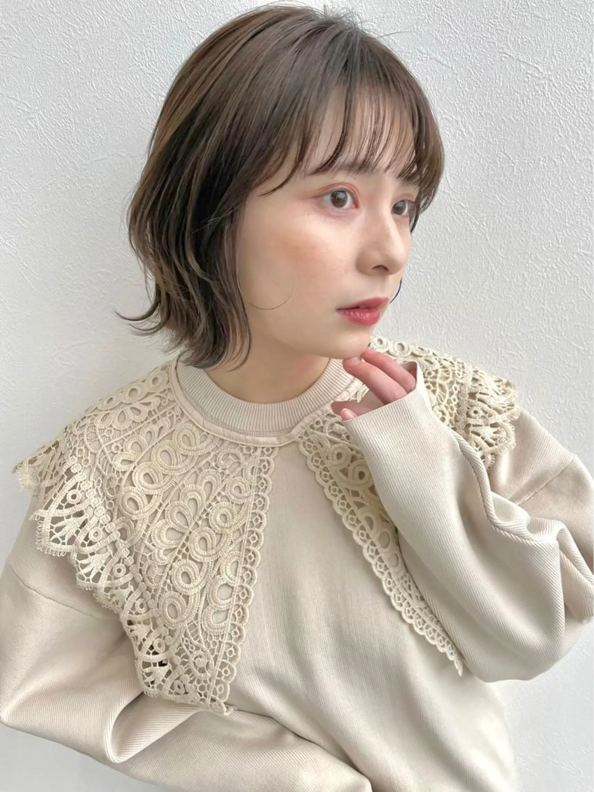 ショート ボブレイヤー ボブ レイヤーカット カット ✨透明感カラー/縮毛 恵比寿HAYATO✨のヘアスタイル