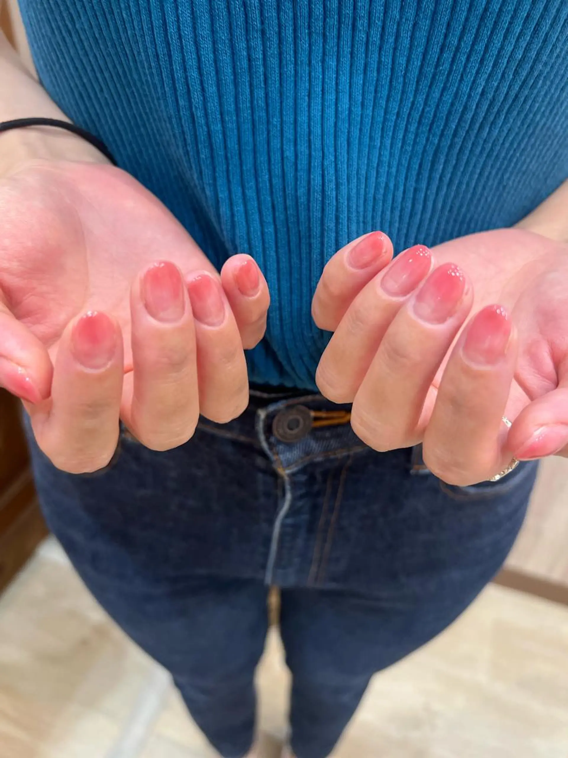 ヘアアレンジ ネイル グラデーション ニュアンスネイル ヘアメイクネイリスト 💄💅hidemiのヘアスタイル