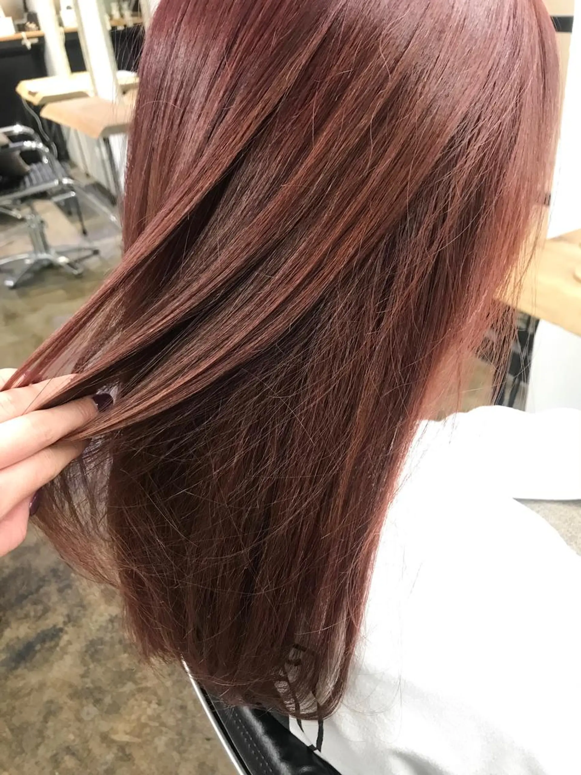 ロング 初めてでも失敗しない 透明感カラー Miiのヘアスタイル