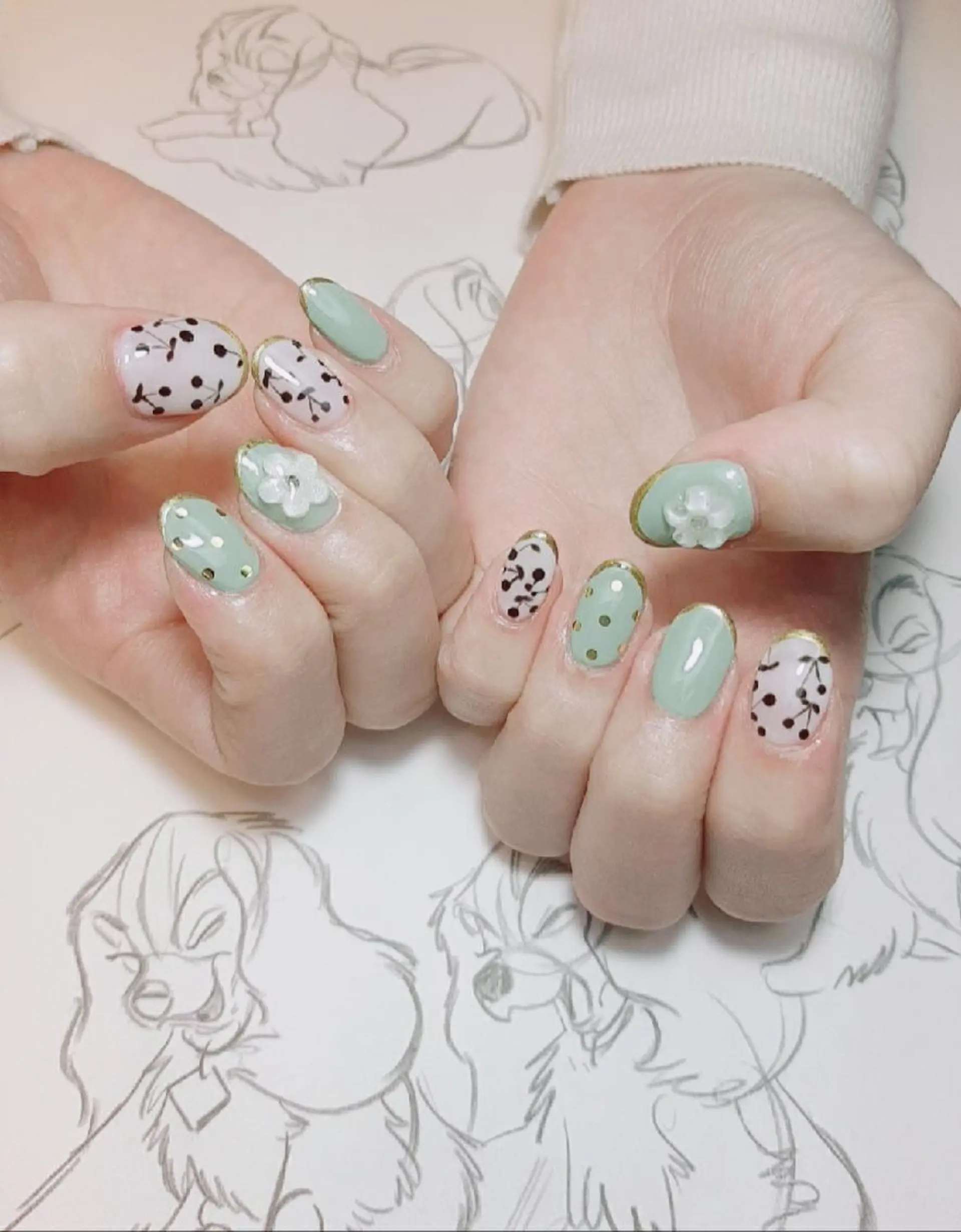 ネイル フレンチネイル owlnail /持込みデザイン専門のネイルデザイン