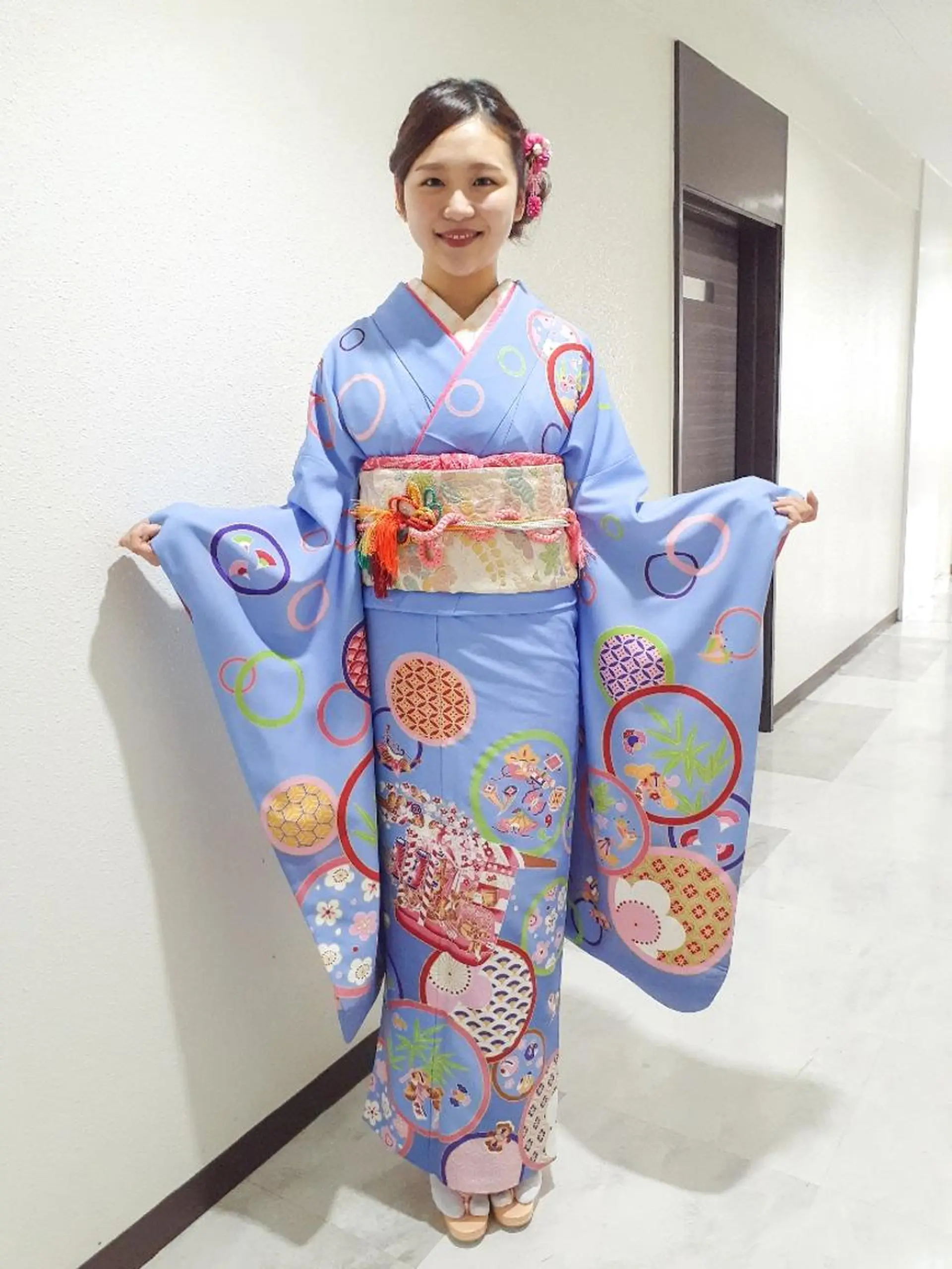 ロング ヘアアレンジ 着付け Hair&Make  Delight*のヘアスタイル