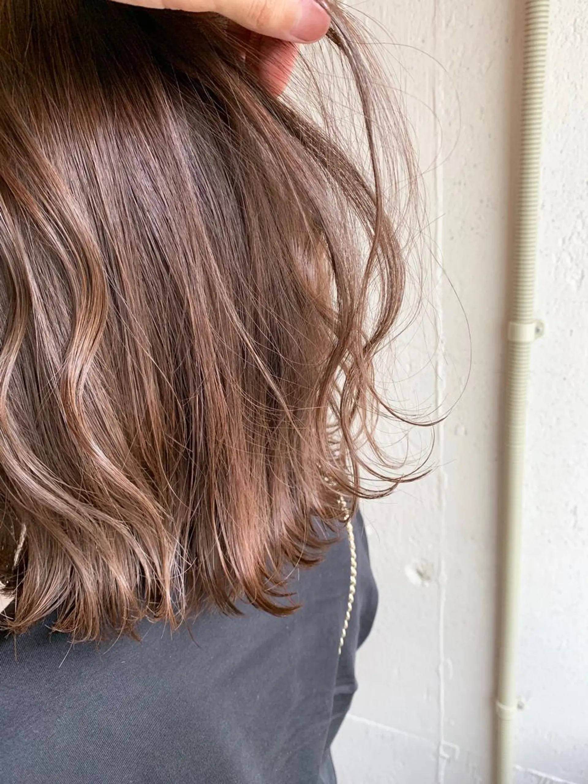 ミディアム カラー 透明感カラー ハイライトカラー ハイライト ヘアカラー レイヤー/大人メンズ パーマ🌀 平島拓也のヘアスタイル