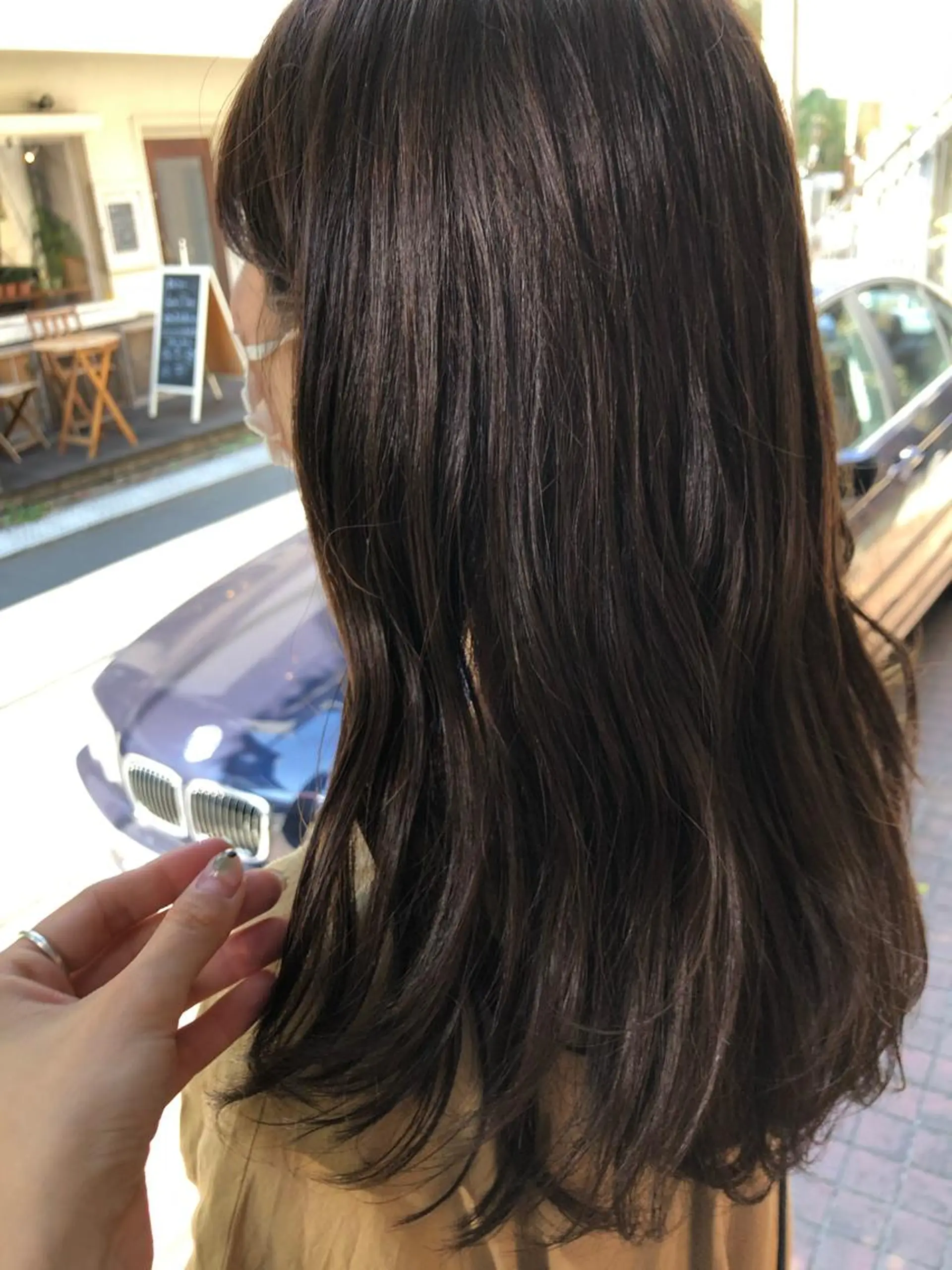 ロング カラー eri kinjoのヘアスタイル