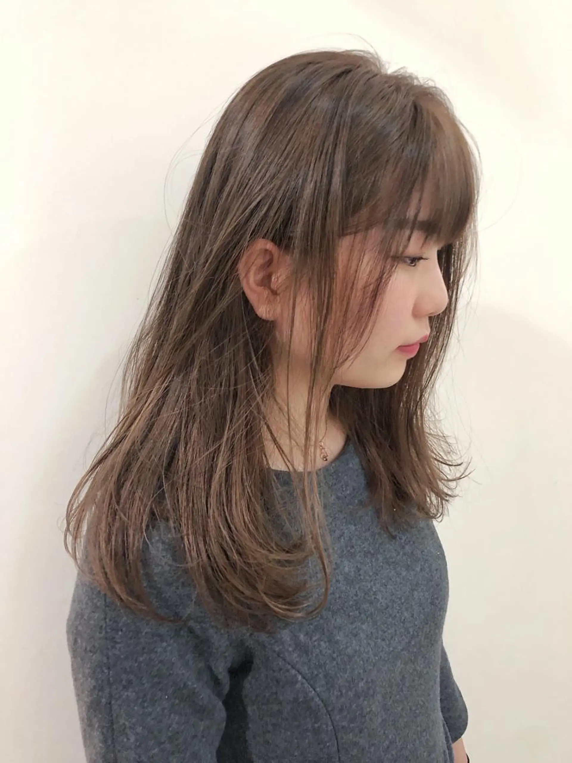 セミロング ボブ/縮毛矯正 🌟梅田盛一🌟のヘアスタイル
