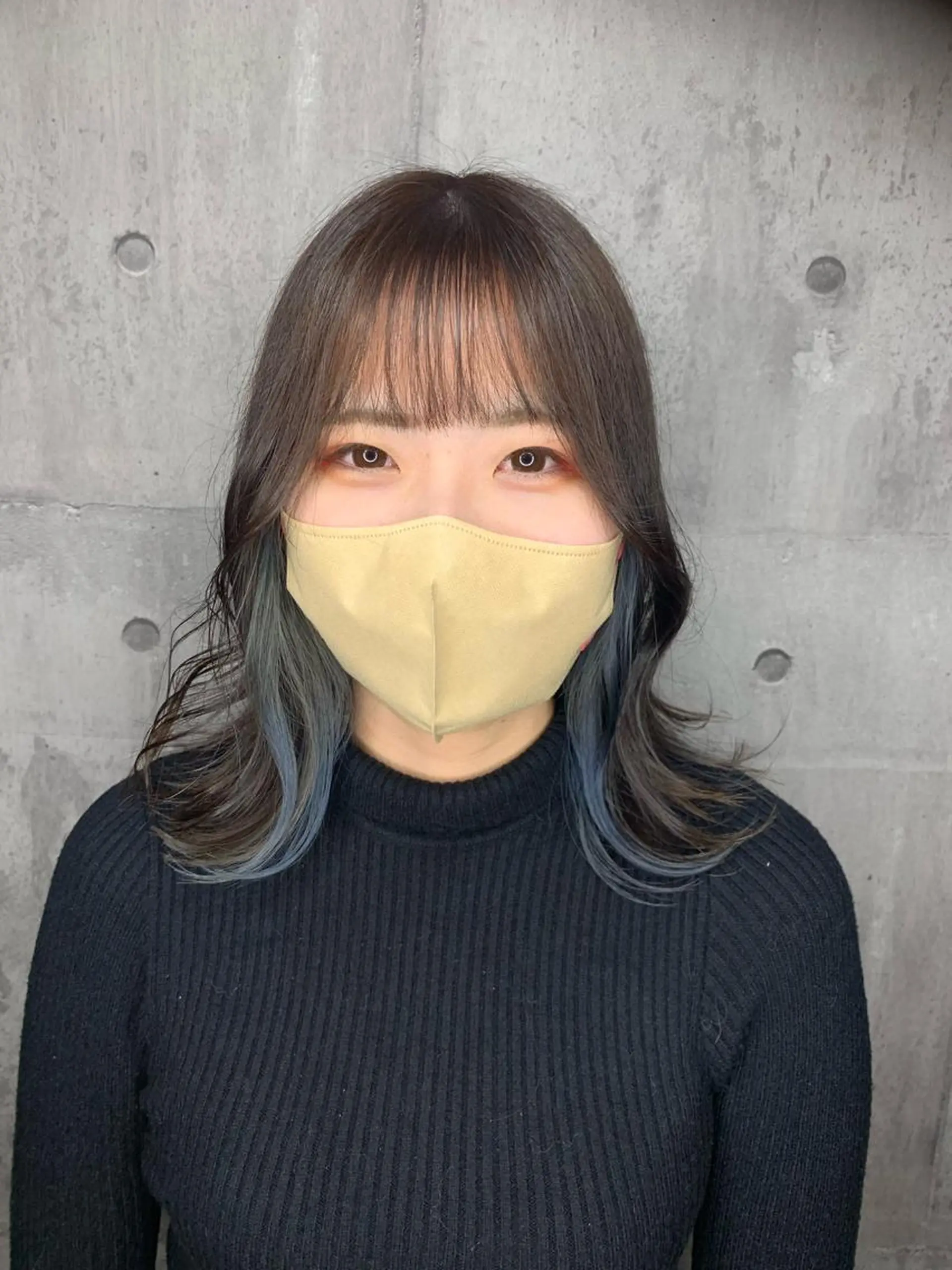 ミディアム カット ヘアカラー ヘッドスパ Welila by haku所属・yoshihara yuukiのヘアスタイル