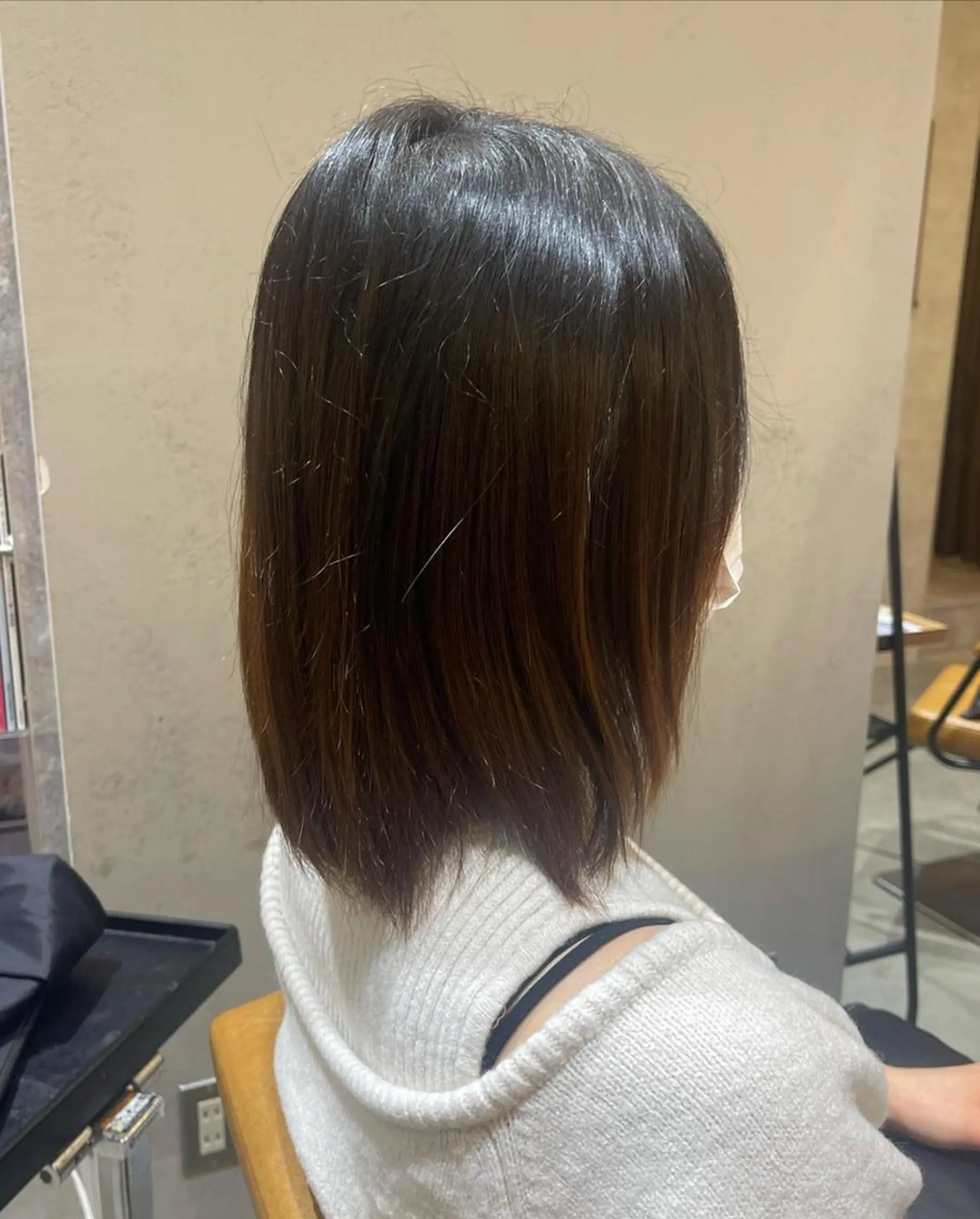 ミディアム カラー ヘアアレンジ 黒髪 インナーカラー 髪質改善 似合わせカット 縮毛矯正 ❥【韓国風ヘア】 stylist 林❥のエステ・リラクイメージ