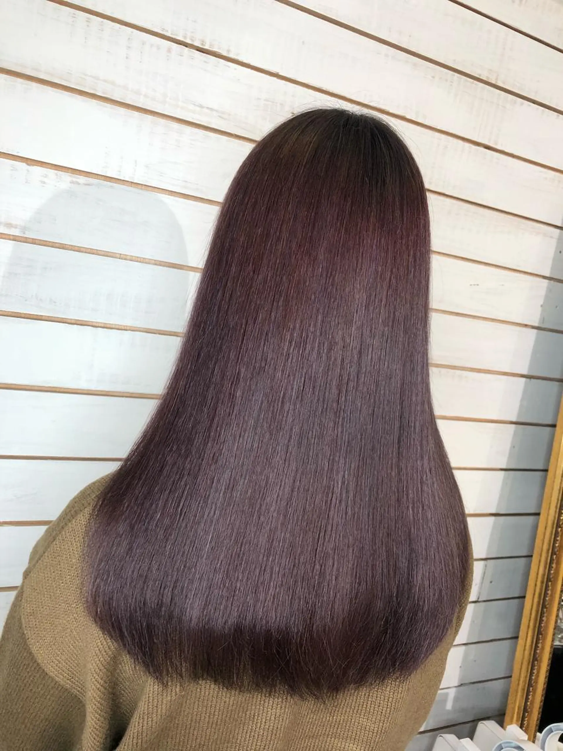 ロング カラー アッシュ パープルカラー カット ヘアカラー トリートメント 🧡艶髪ちゅるん髪 🫧🧡YUKI❄️のヘアスタイル