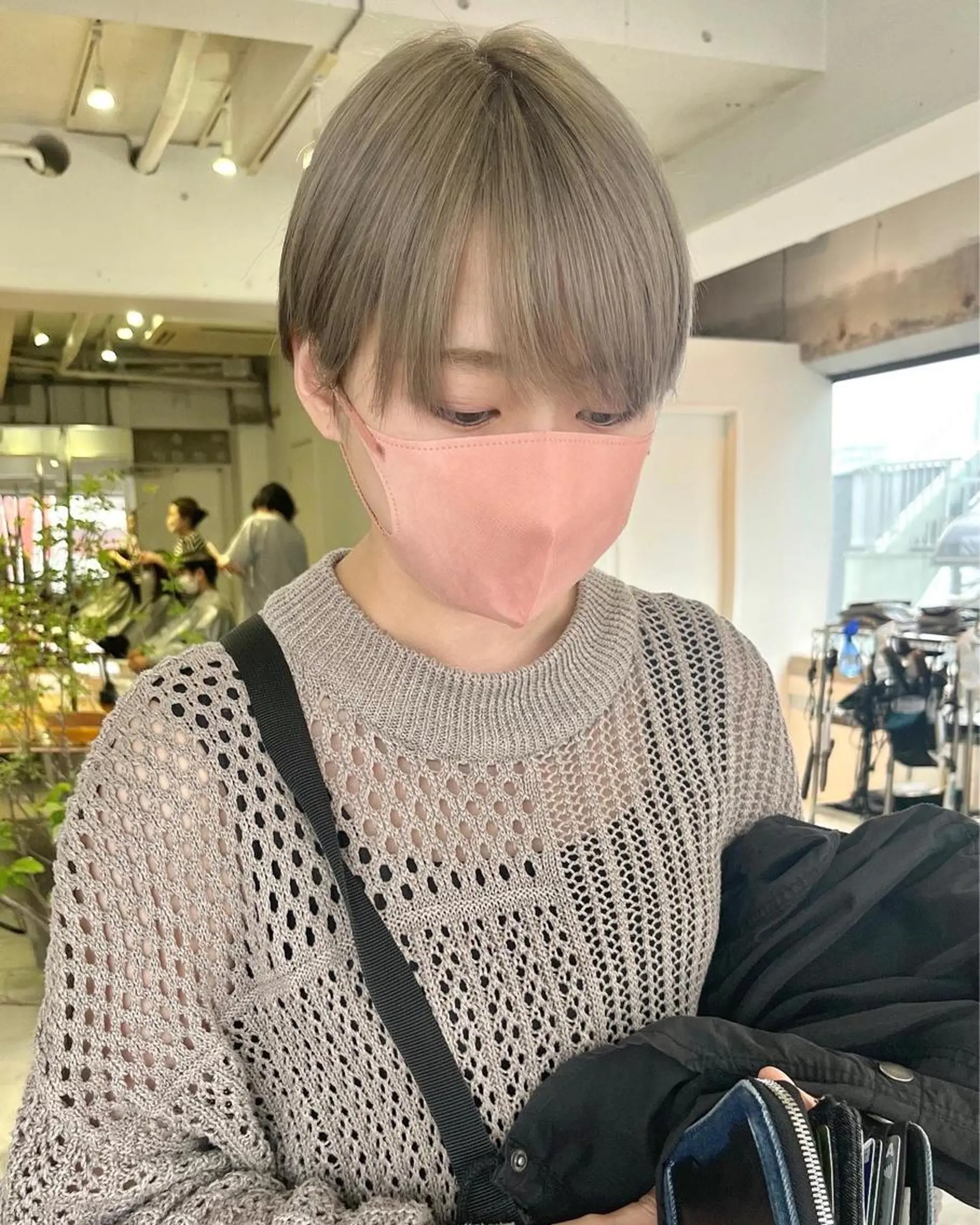 ショート カット ヘアカラー トリートメント ヘアセット 🌿似合わせ透明感 カラー松本朋幸🌿のヘアスタイル