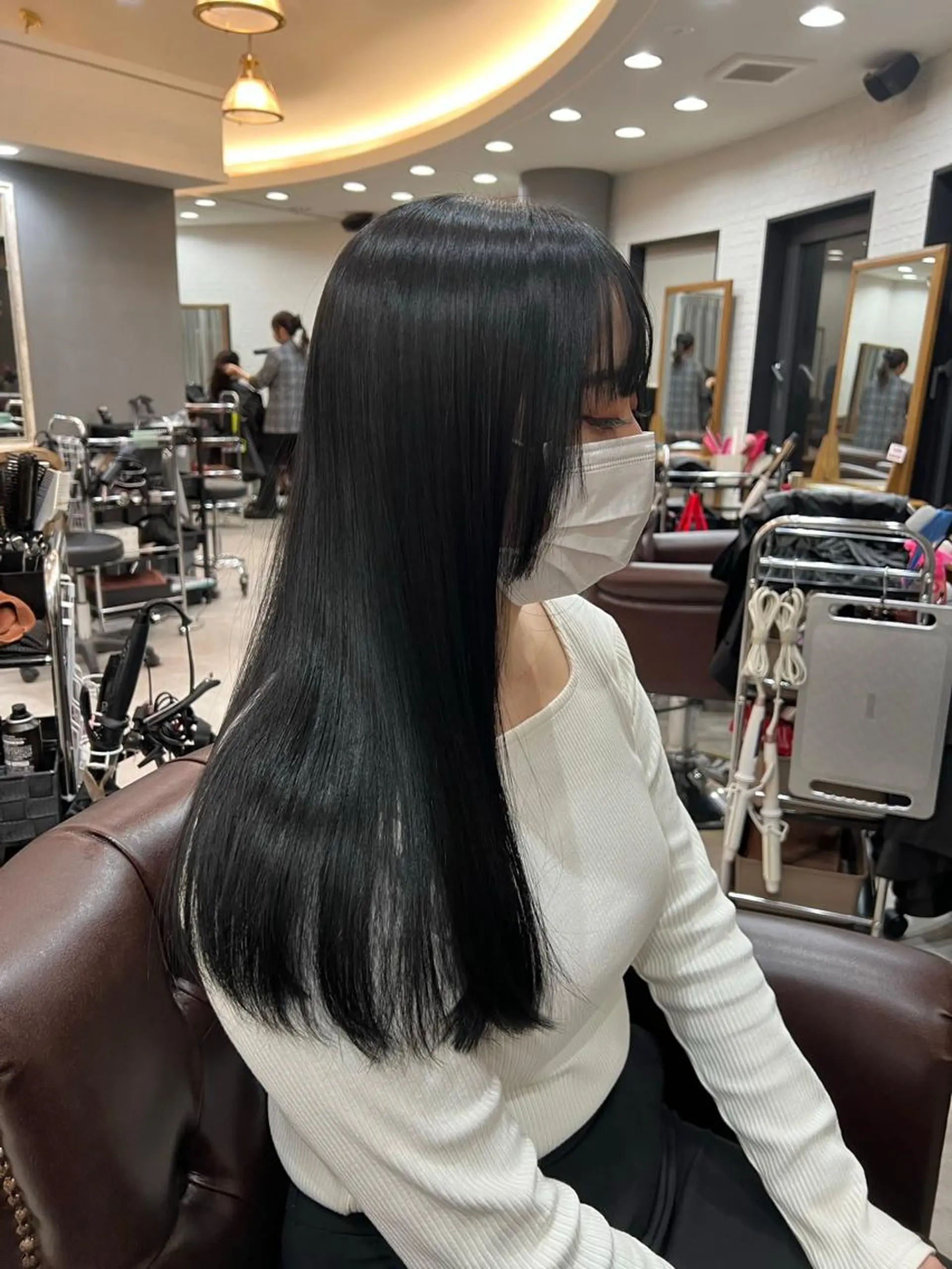 カラー 髪質改善ストレート Kantaのヘアスタイル