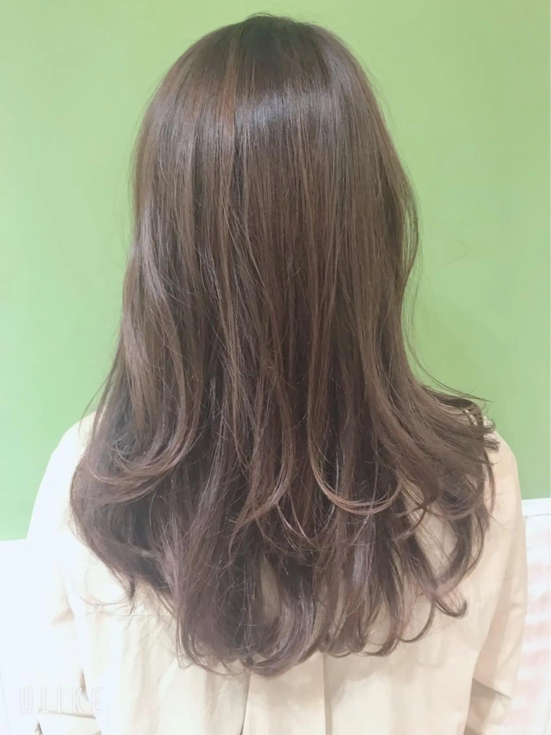 ロング カラー にしだ まりえのヘアスタイル