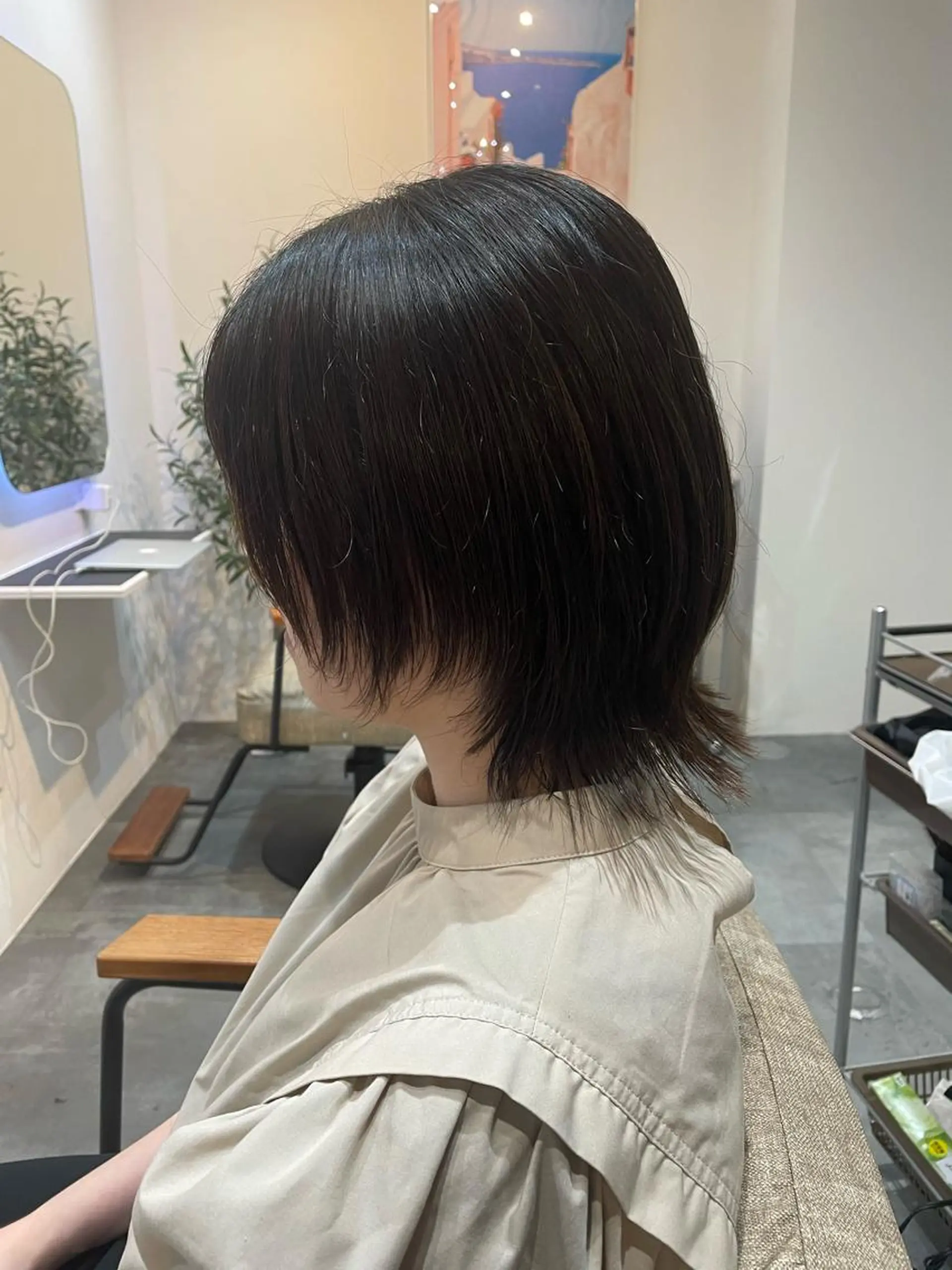 ショート 伸ばしかけ ショートヘア ウルフカット 似合わせスタイル🪮 🌿まなべさとみ🌿のヘアスタイル