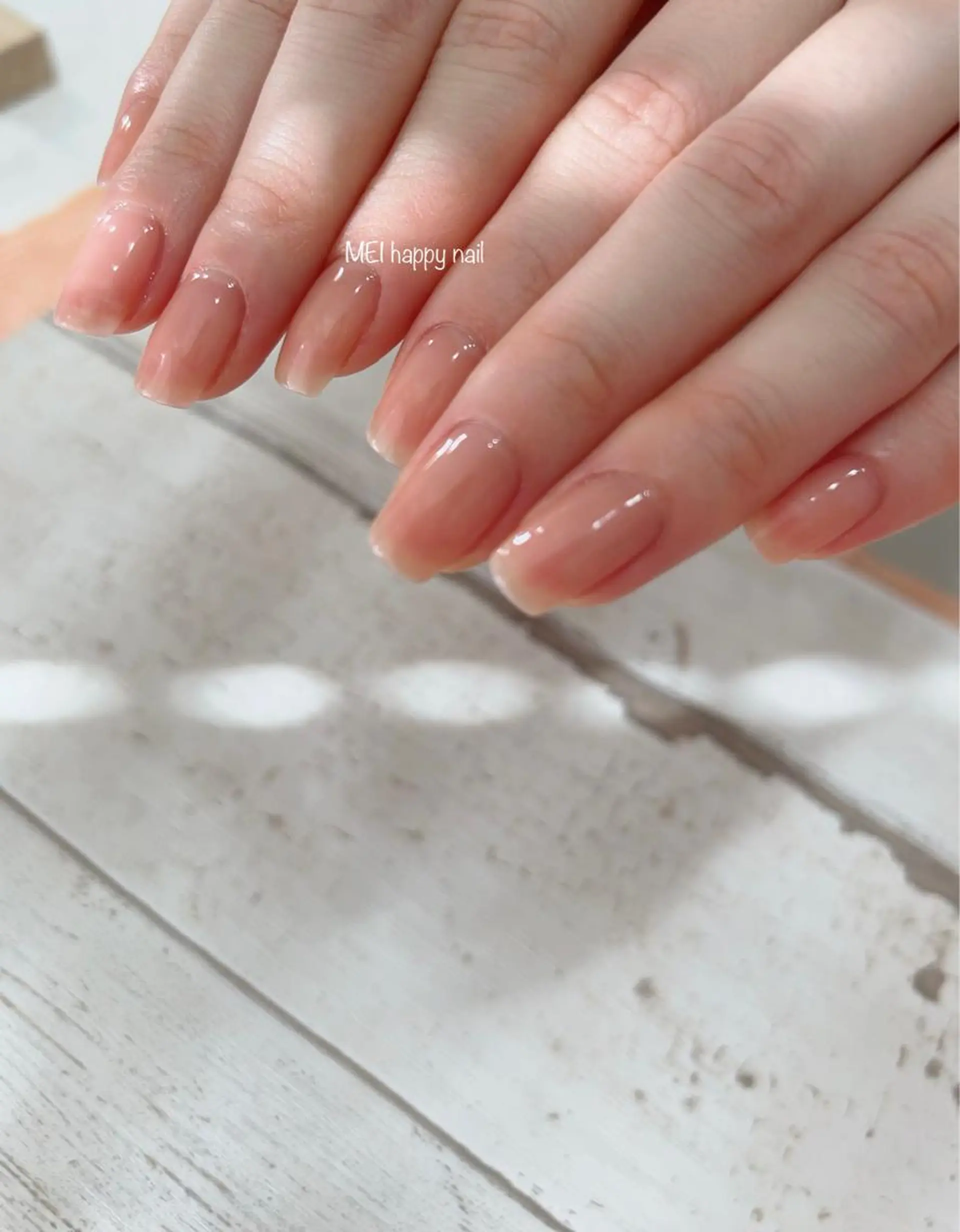 ネイル ジェルネイル パラジェル 北浦和 自爪育成ケアのネイルデザイン