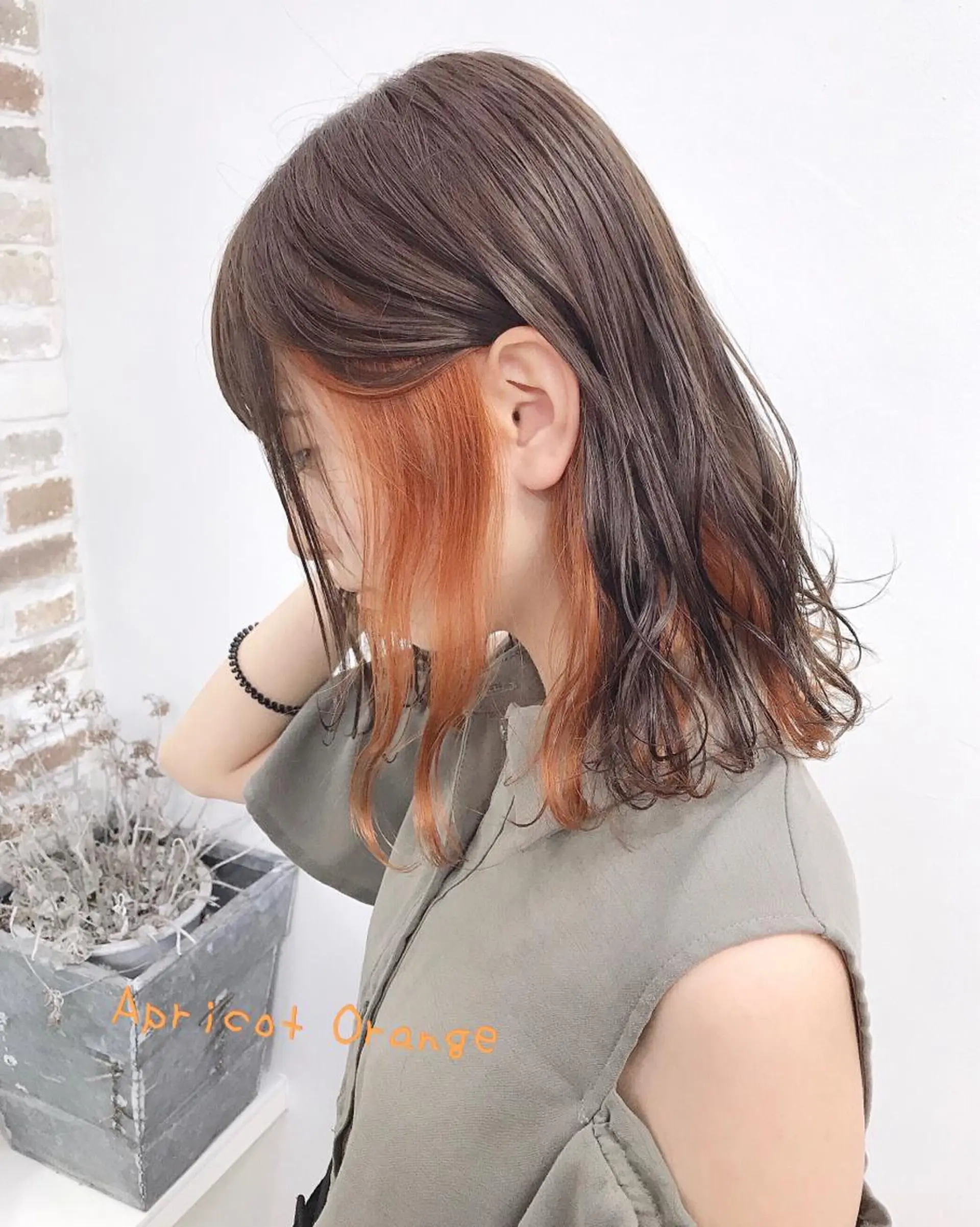 ミディアム カラー 韓国ヘア＆透けカラー keita🇰🇷のヘアスタイル