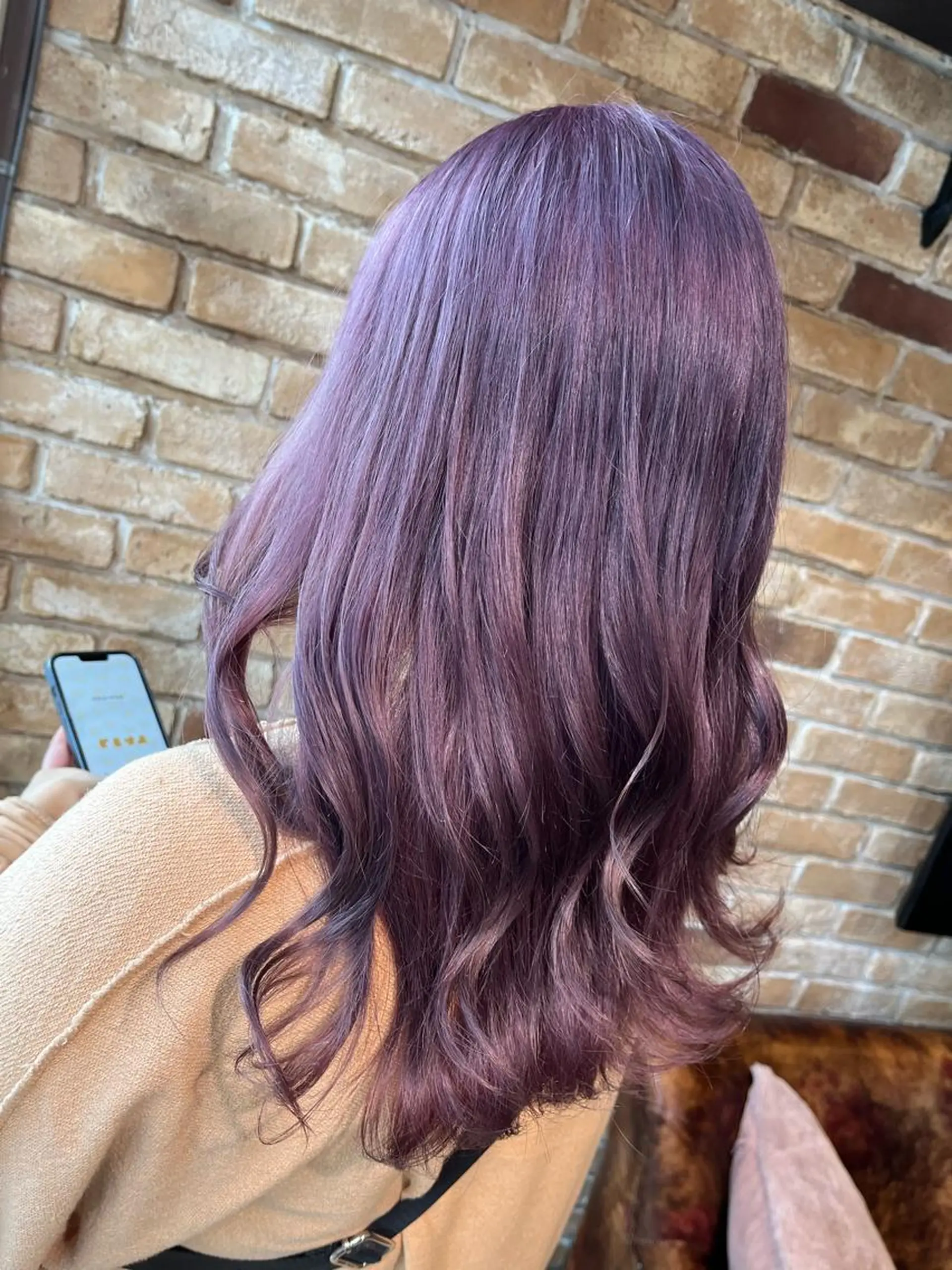 セミロング 🎀𝑴𝑰𝑯𝑶 長岡/ケアカラー🎀のヘアスタイル