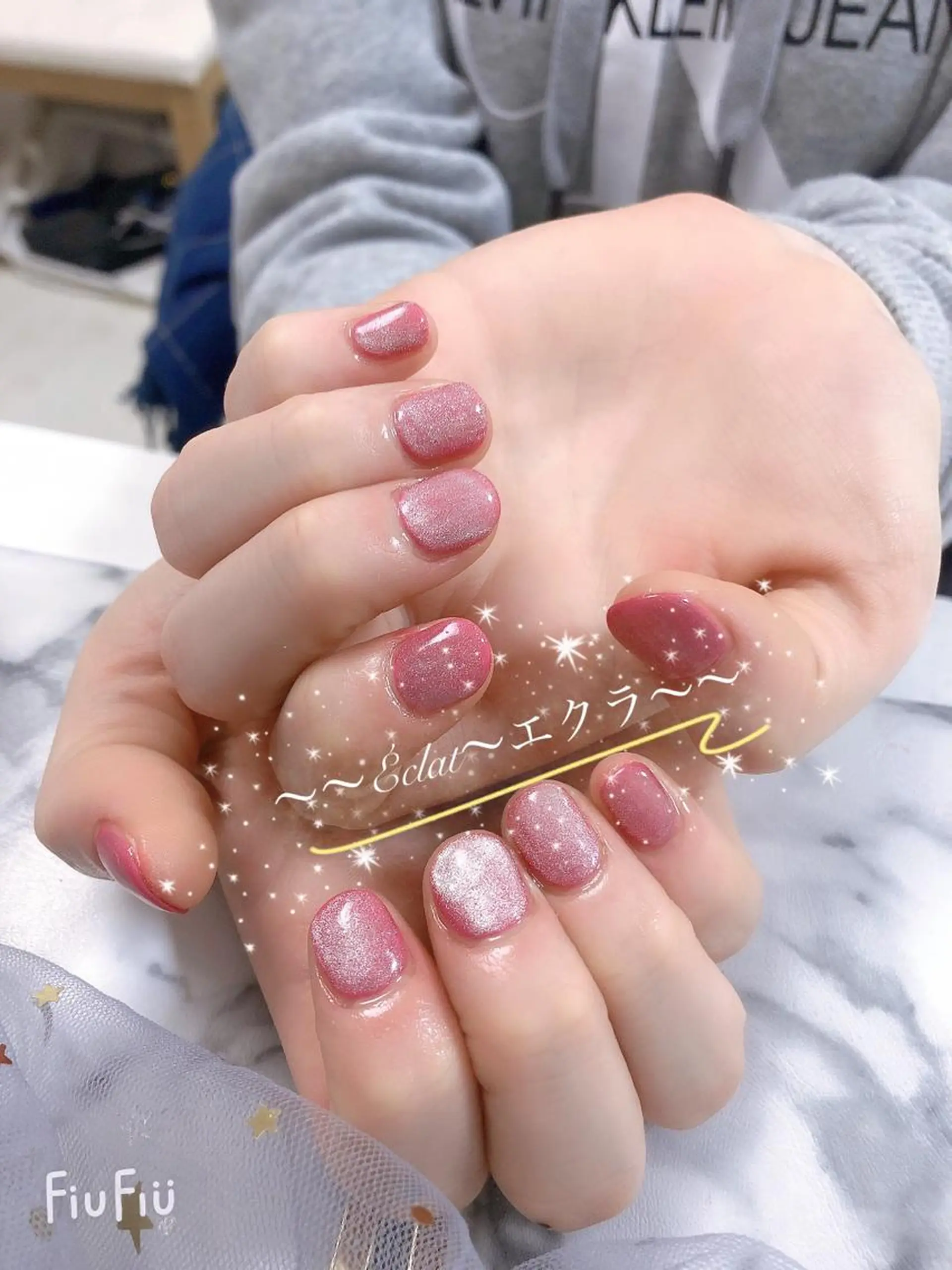 ネイル ハンドネイル ネイルサロンエクラ 🫧Shizukaのネイルデザイン