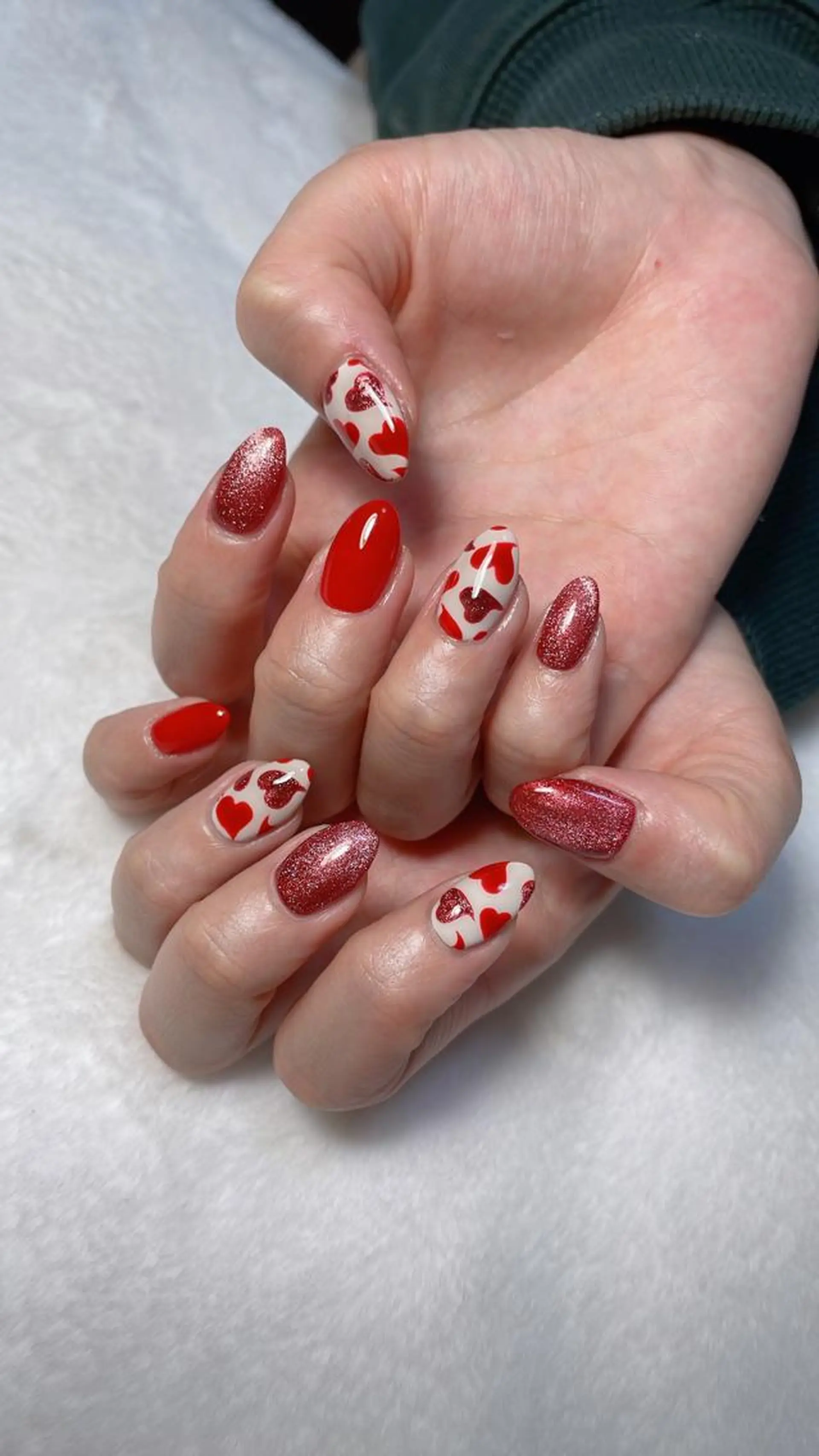 ネイル ハート ハンドネイル kipinail 川﨑えりかのネイルデザイン