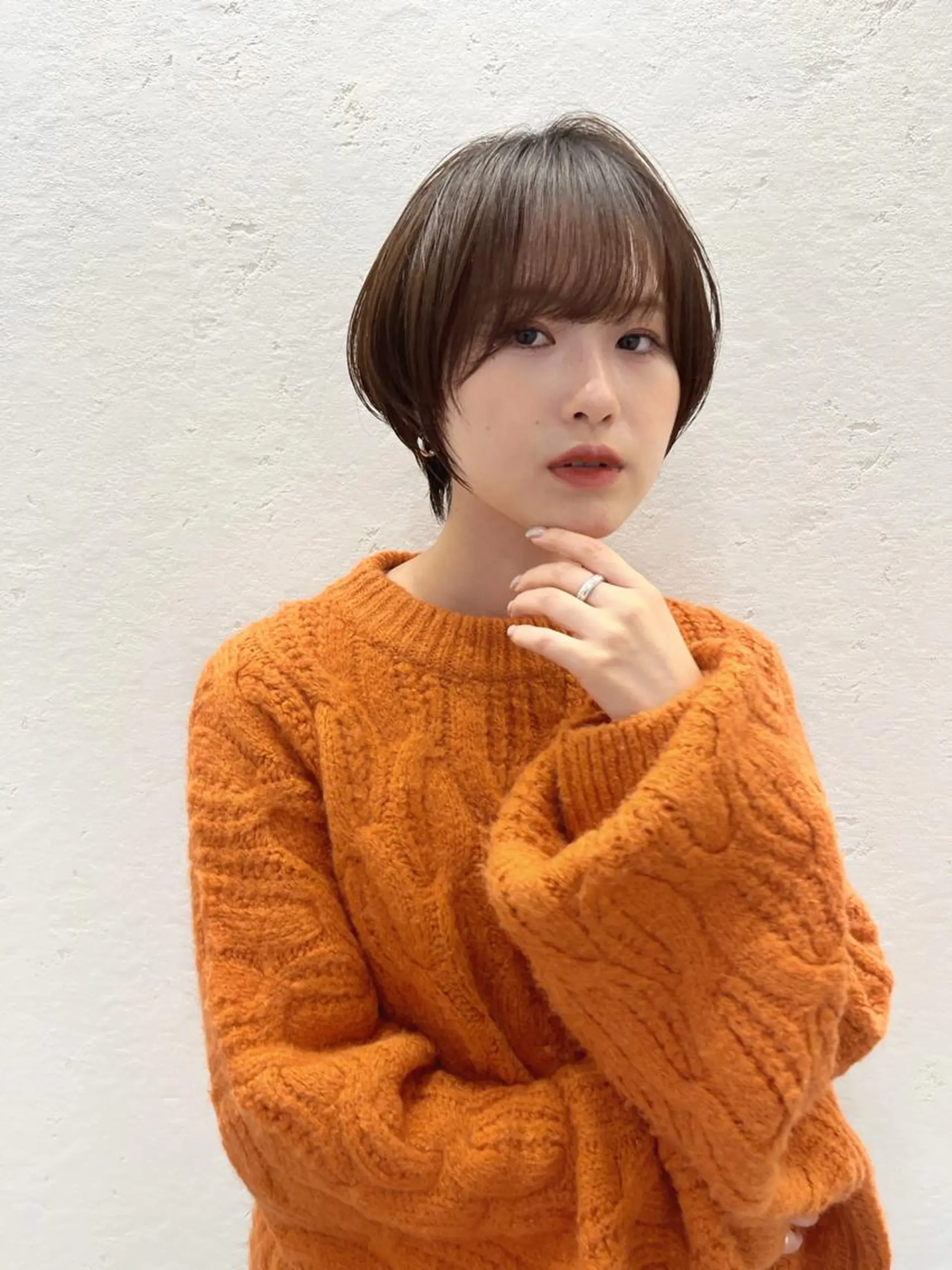 ショート カラー ショートボブ 丸みショート ボブ くびれヘア 髪質改善 BLENDby happiness所属・KAORU/絹髪 /髪質改善/奈良のヘアスタイル