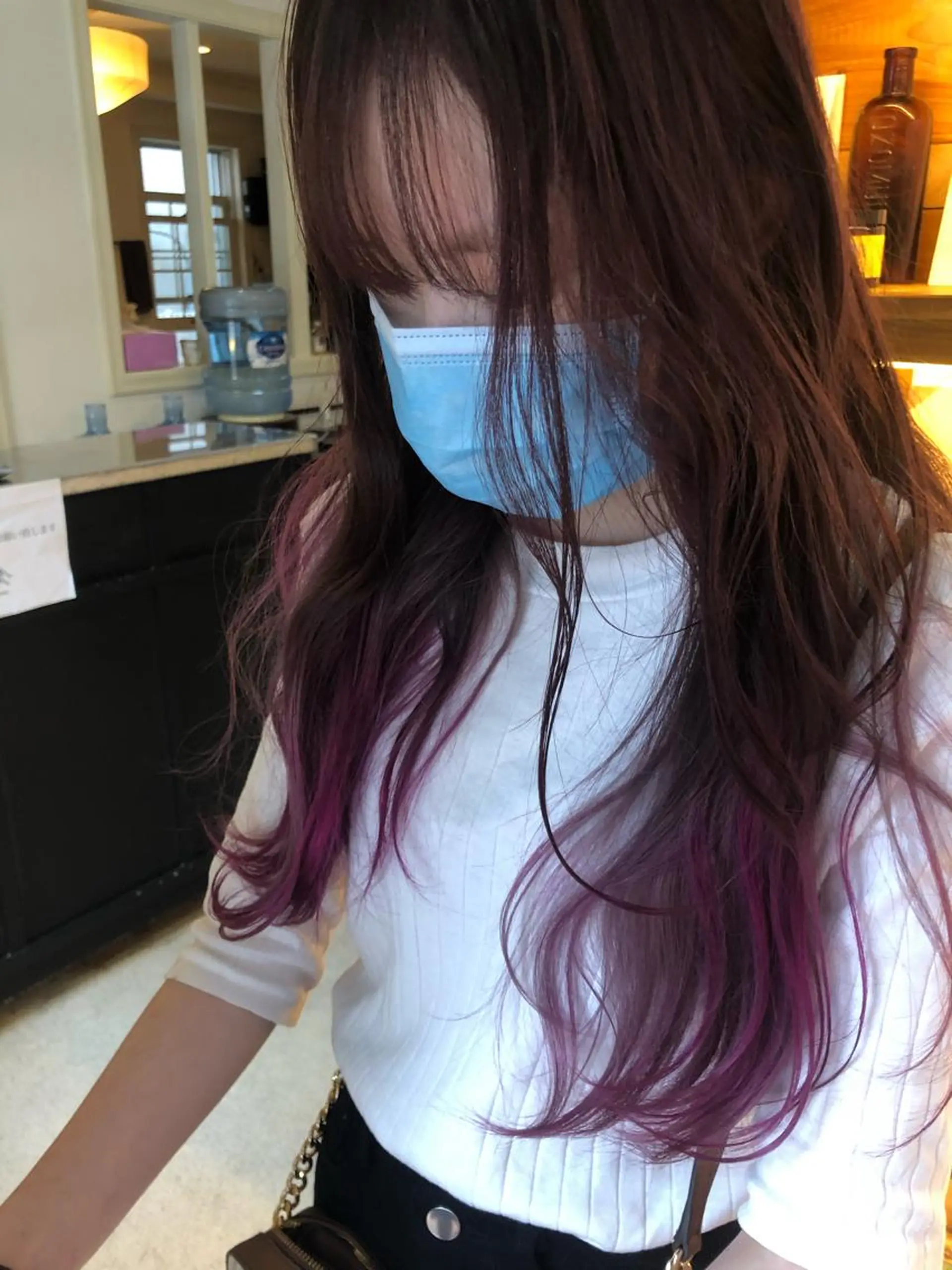 ロング カラー eri kinjoのヘアスタイル