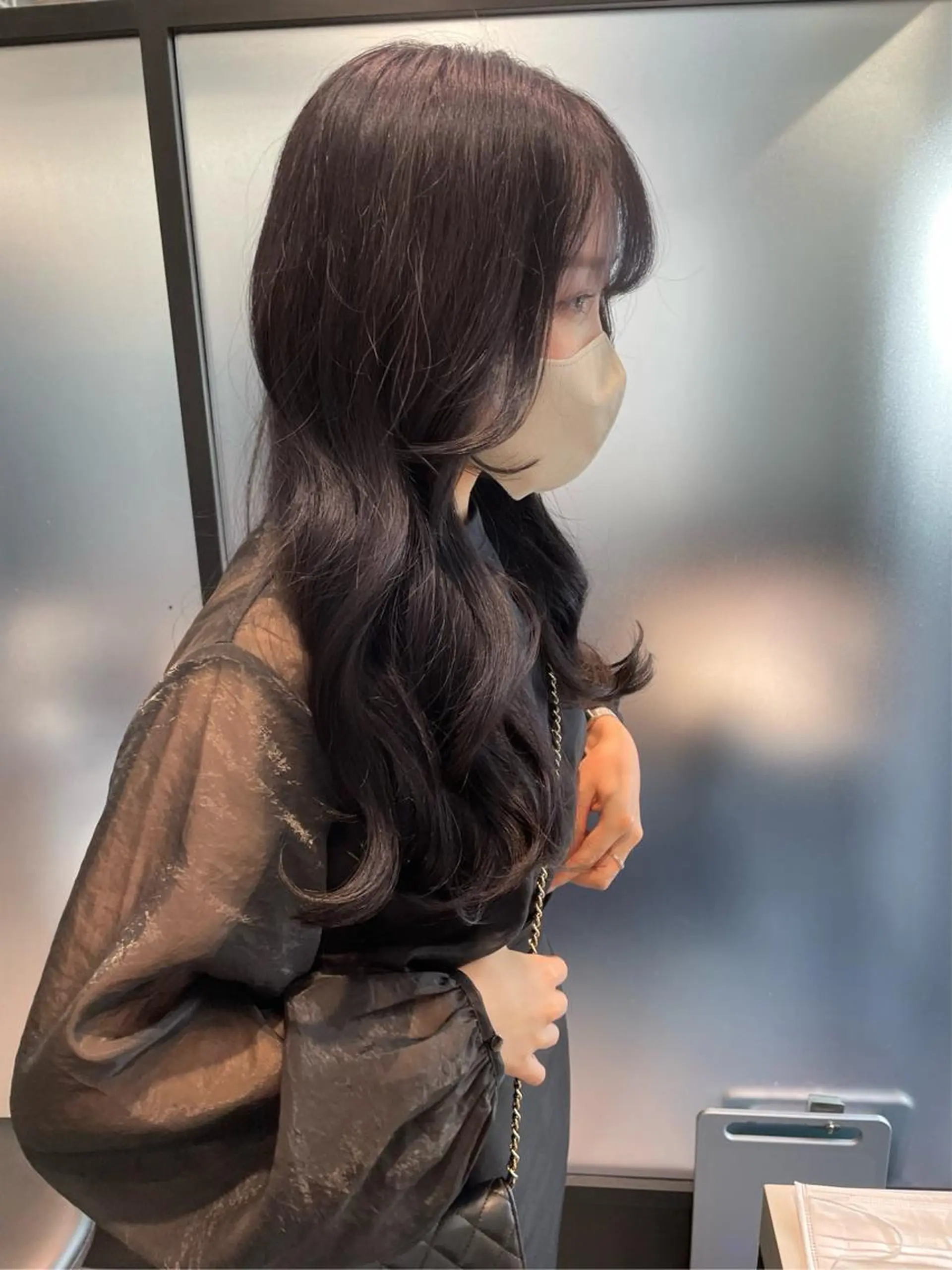 ミディアム カラー 韓国ヘア 店長NEGIのヘアスタイル