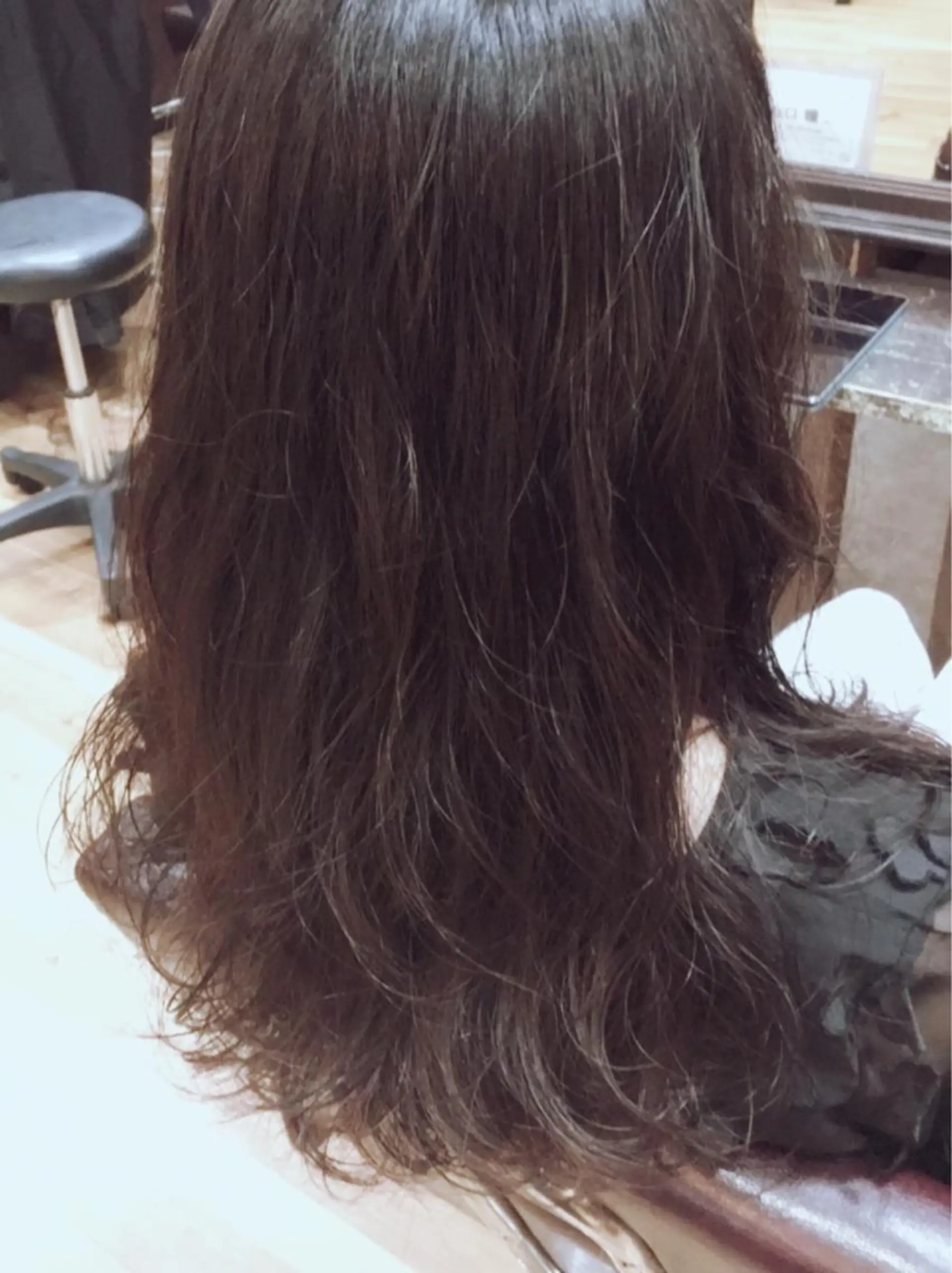 ロング パーマ 髪質改善🩵艶髪 ストレート🩵山口のヘアスタイル