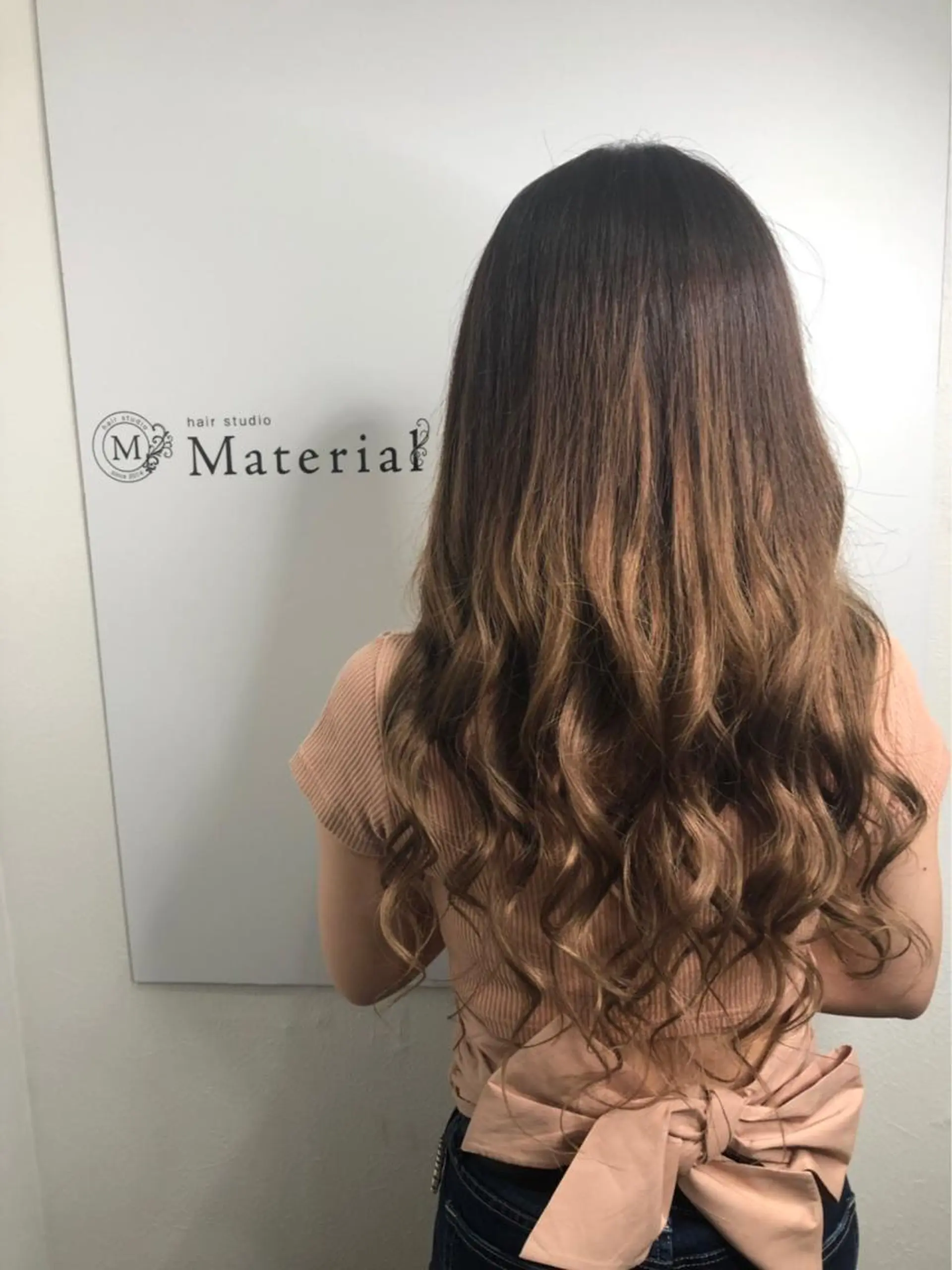 ロング プルエクステ エクステ エクステ Wakita Masakiのヘアスタイル