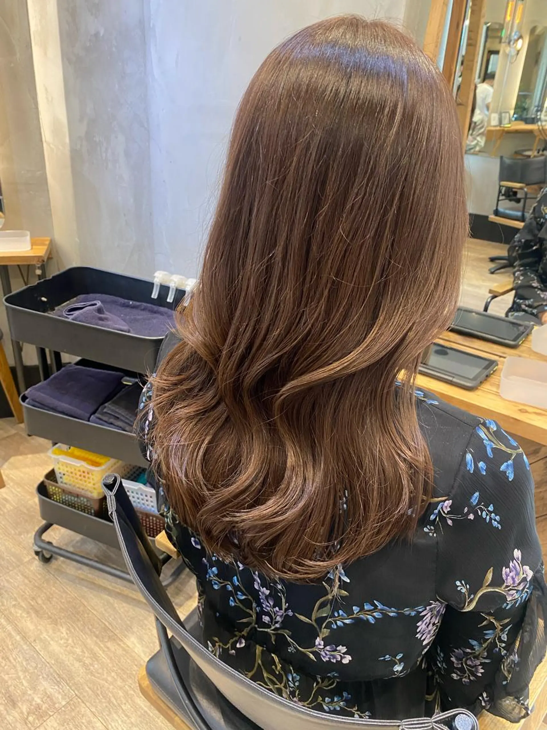 セミロング カット ヘアカラー トリートメント 顔周りcut・ご相談 ＝新宿しずく🇰🇷のヘアスタイル