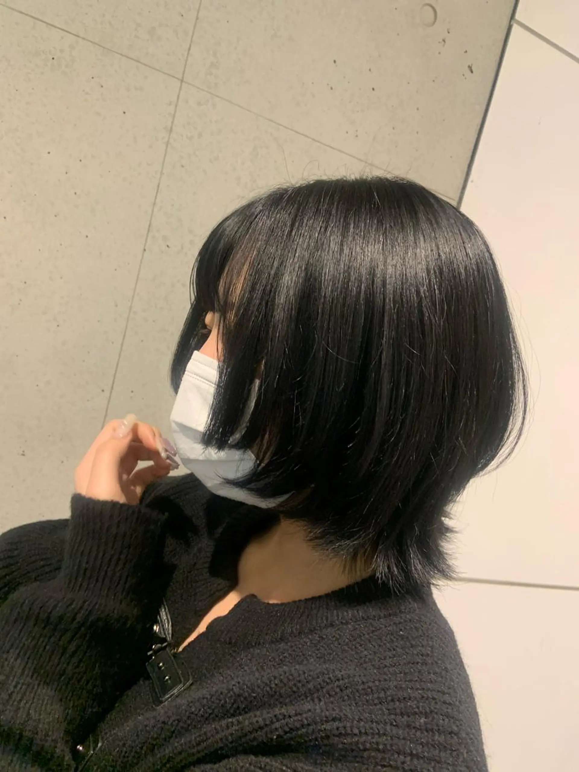 ミディアム 顔周りカット ウルフカット アニメ髪・ウルフ🦇 樋口莉夏のヘアスタイル