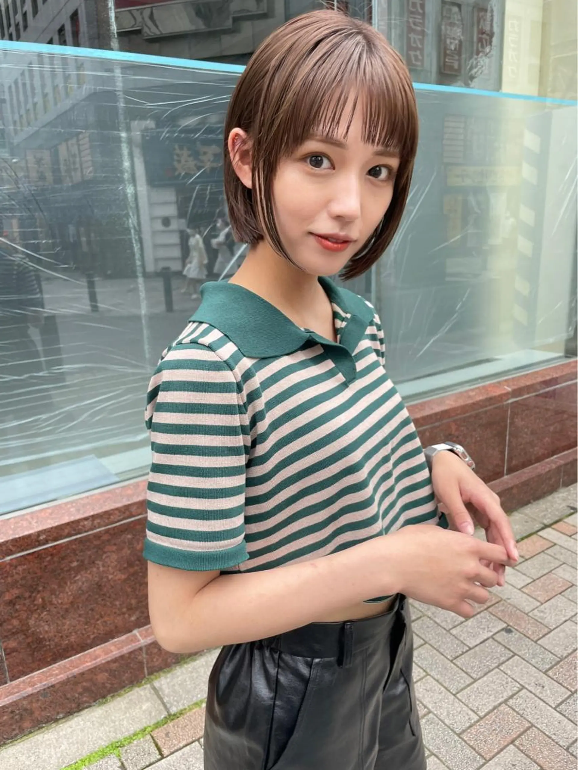 ショート カラー 一ノ瀬 暁のヘアスタイル