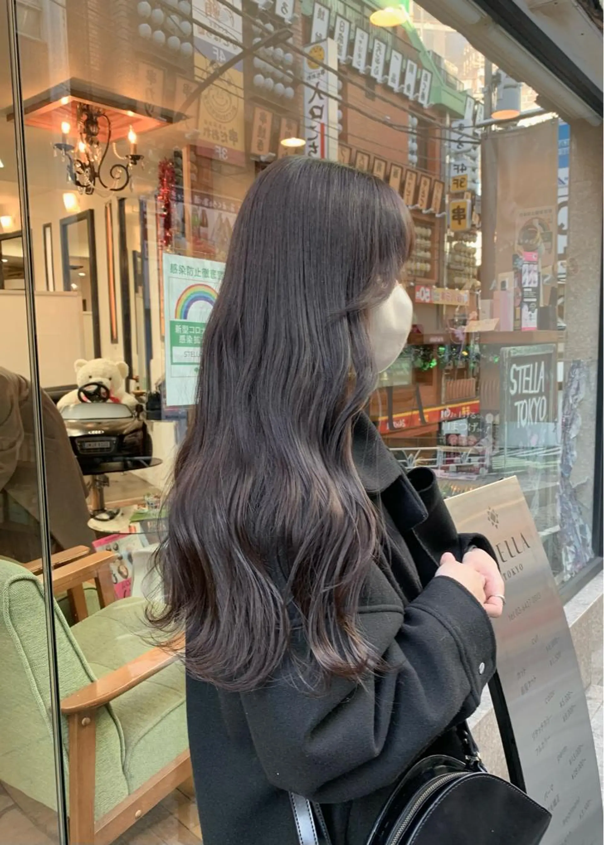 ロング カラー ブリーチ グレージュ ラベンダーカラー ラベンダーグレージュ ラベンダーグレー LUMO所属・矢野 晃平のヘアスタイル