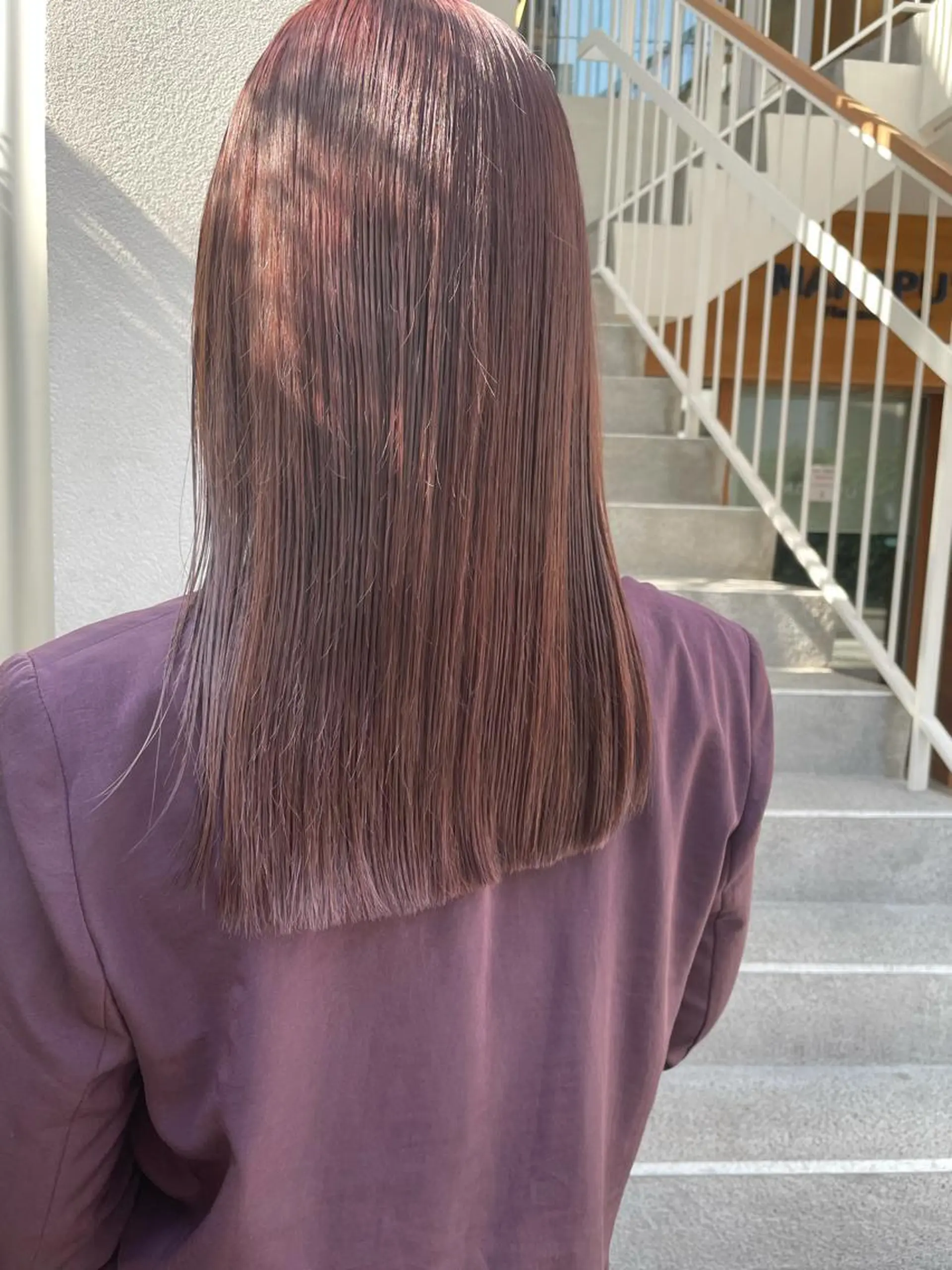 ロング カラー ヘアアレンジ ヘアカラー satsuki 暖色・ブラウンカラーのヘアスタイル