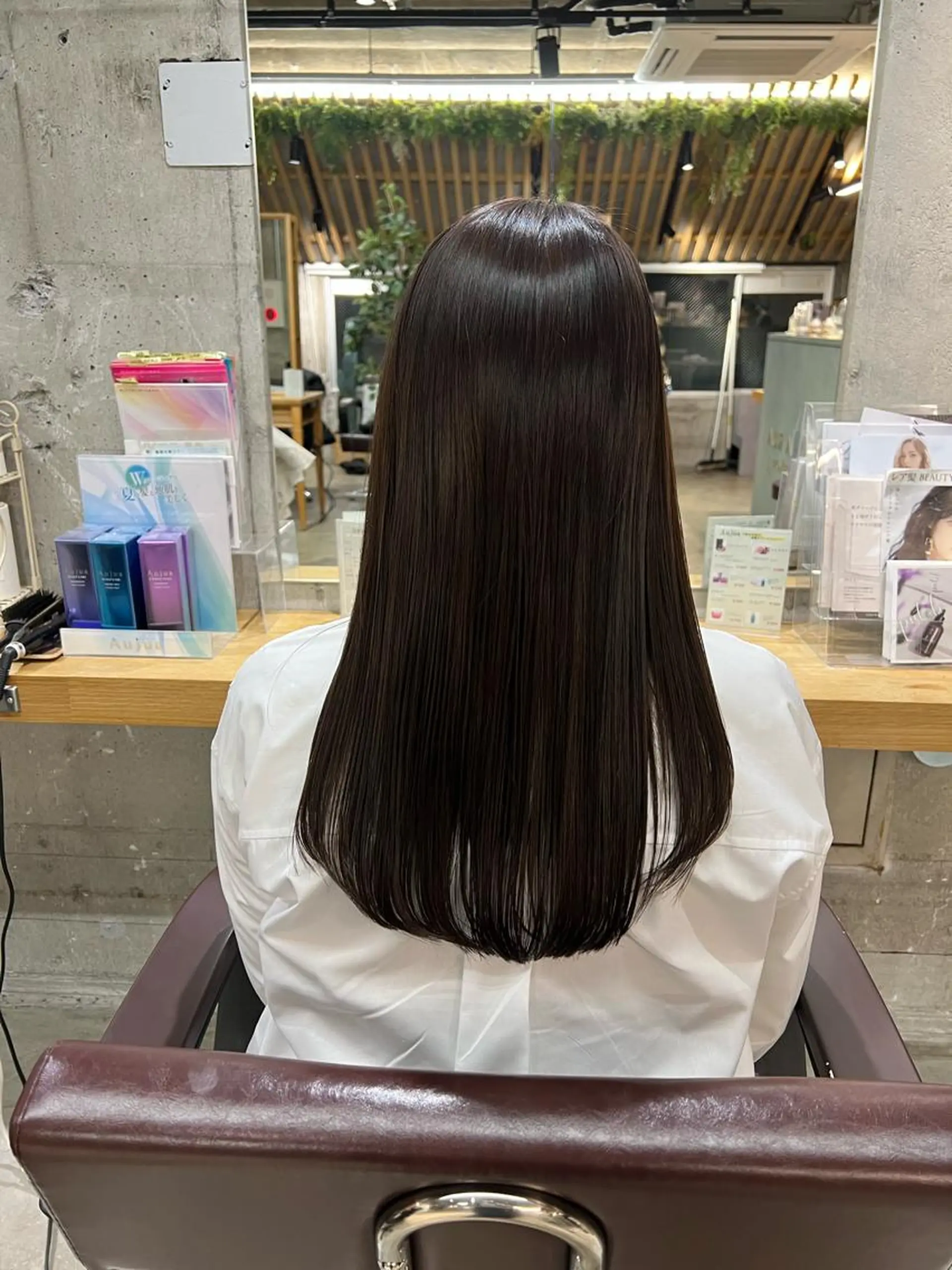 ロング 縮毛矯正 TONUKOA RUA下北沢店【トヌコア ルア】所属・丸山璃子 /パーマ/レイヤーのヘアスタイル