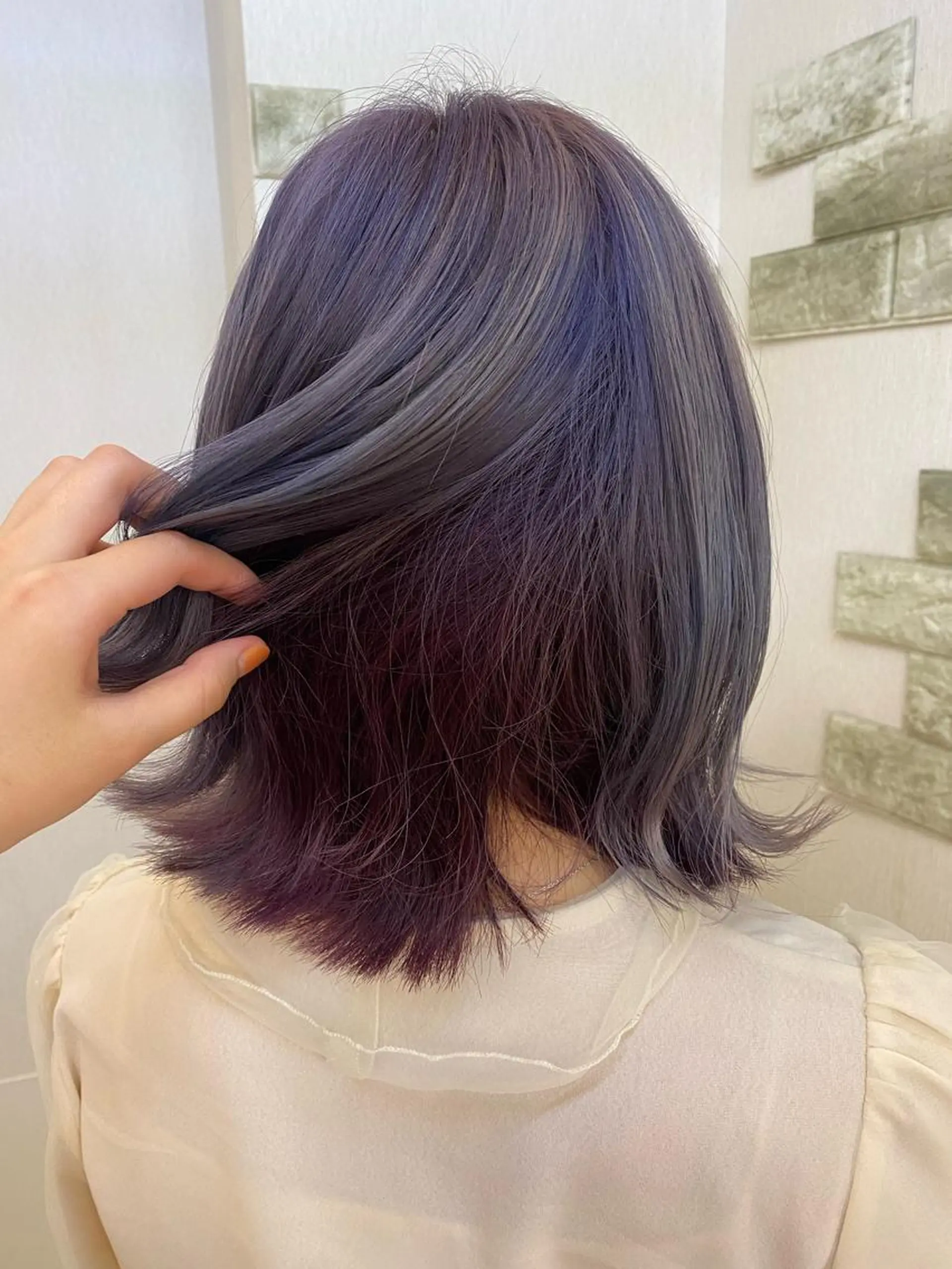 ミディアム 髪質改善 トリートメント 艶カラー /Chitose🎀のヘアスタイル