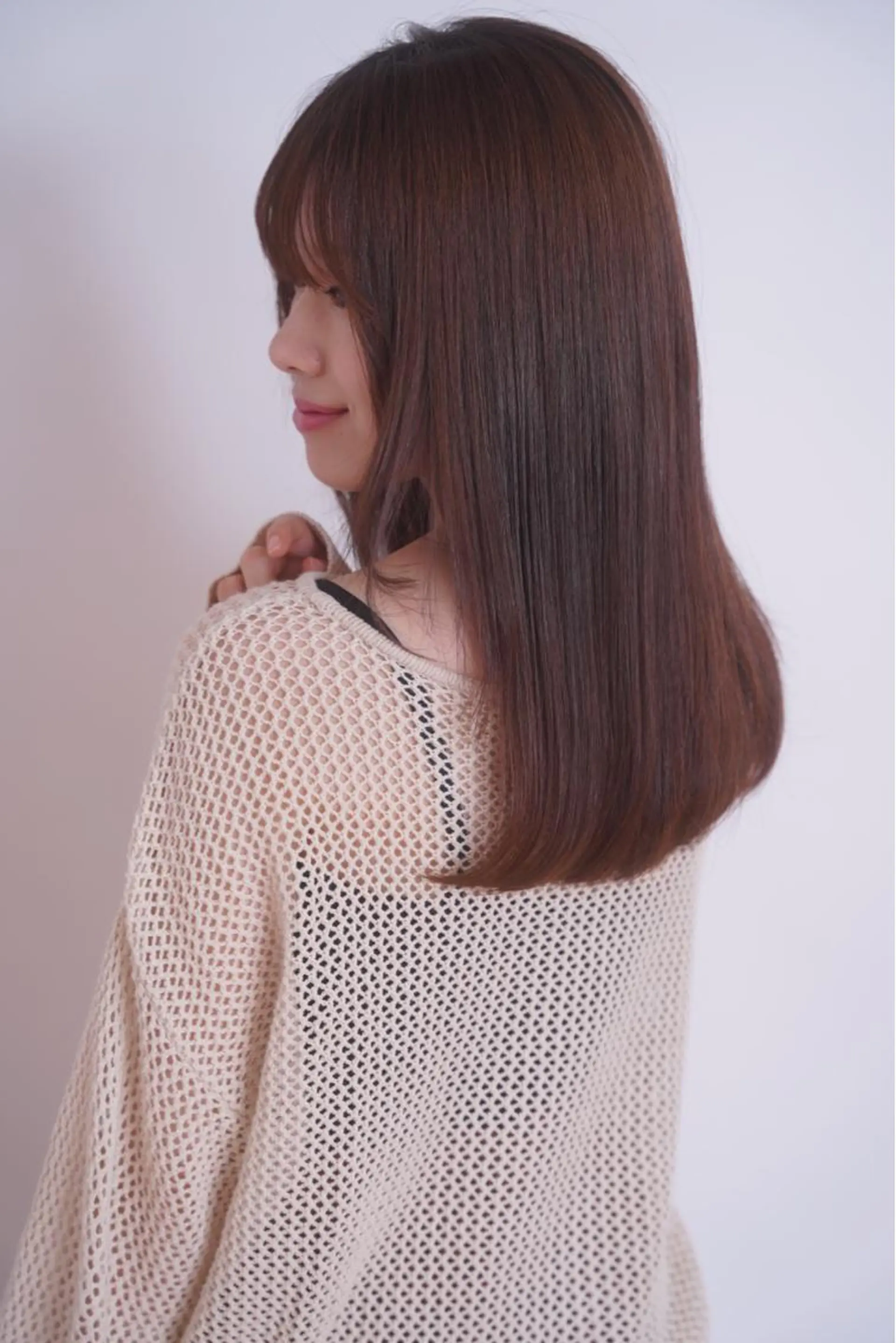 ロング 艶髪/透明感/ 三宅晴香のヘアスタイル