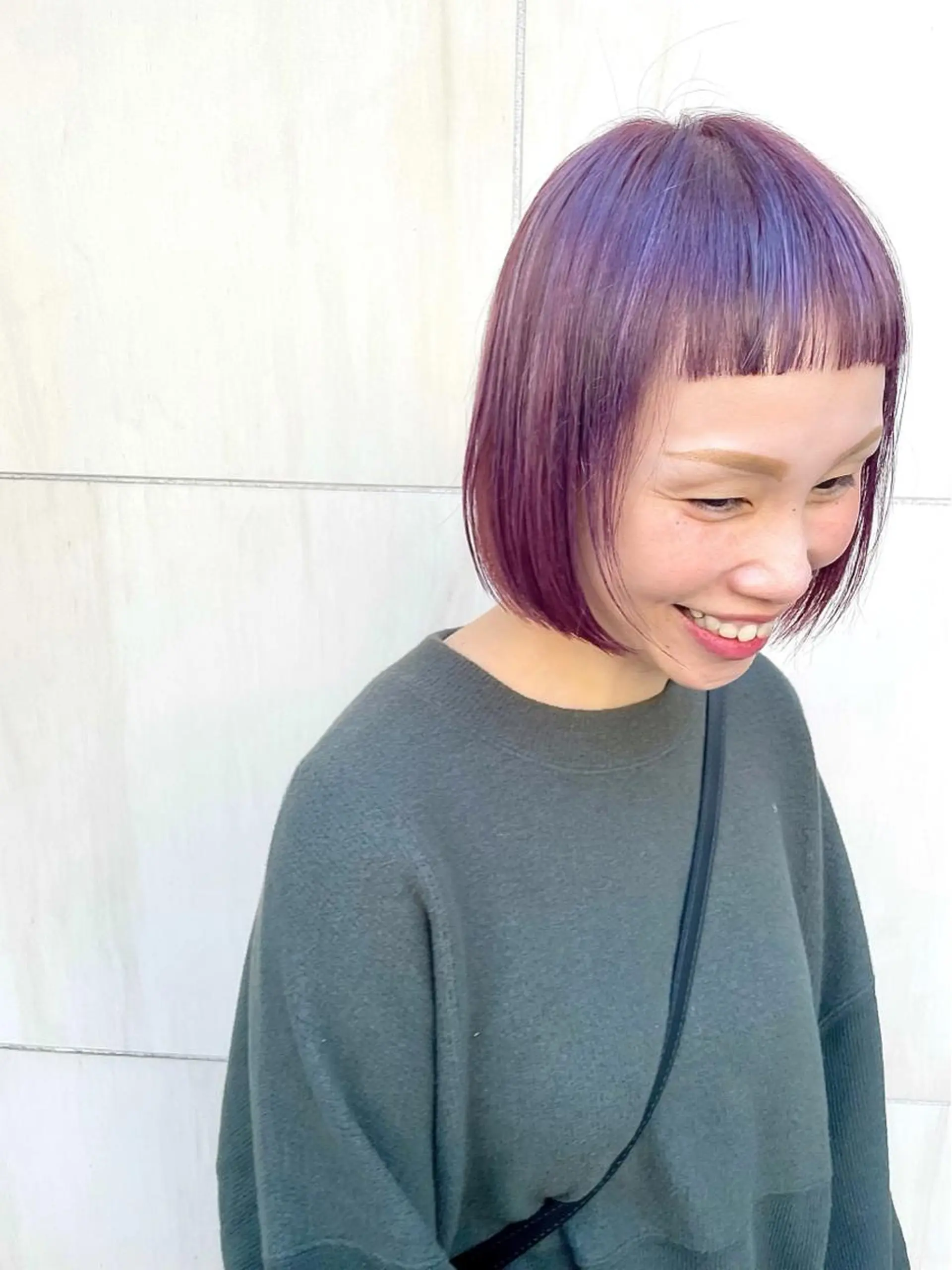 ミディアム カラー パーマ ヘアアレンジ メンズ キッズ ネイル マツエク・マツパ カット ヘアカラー トリートメント tatsumi/ボブ ウルフ/レイヤーのヘアスタイル