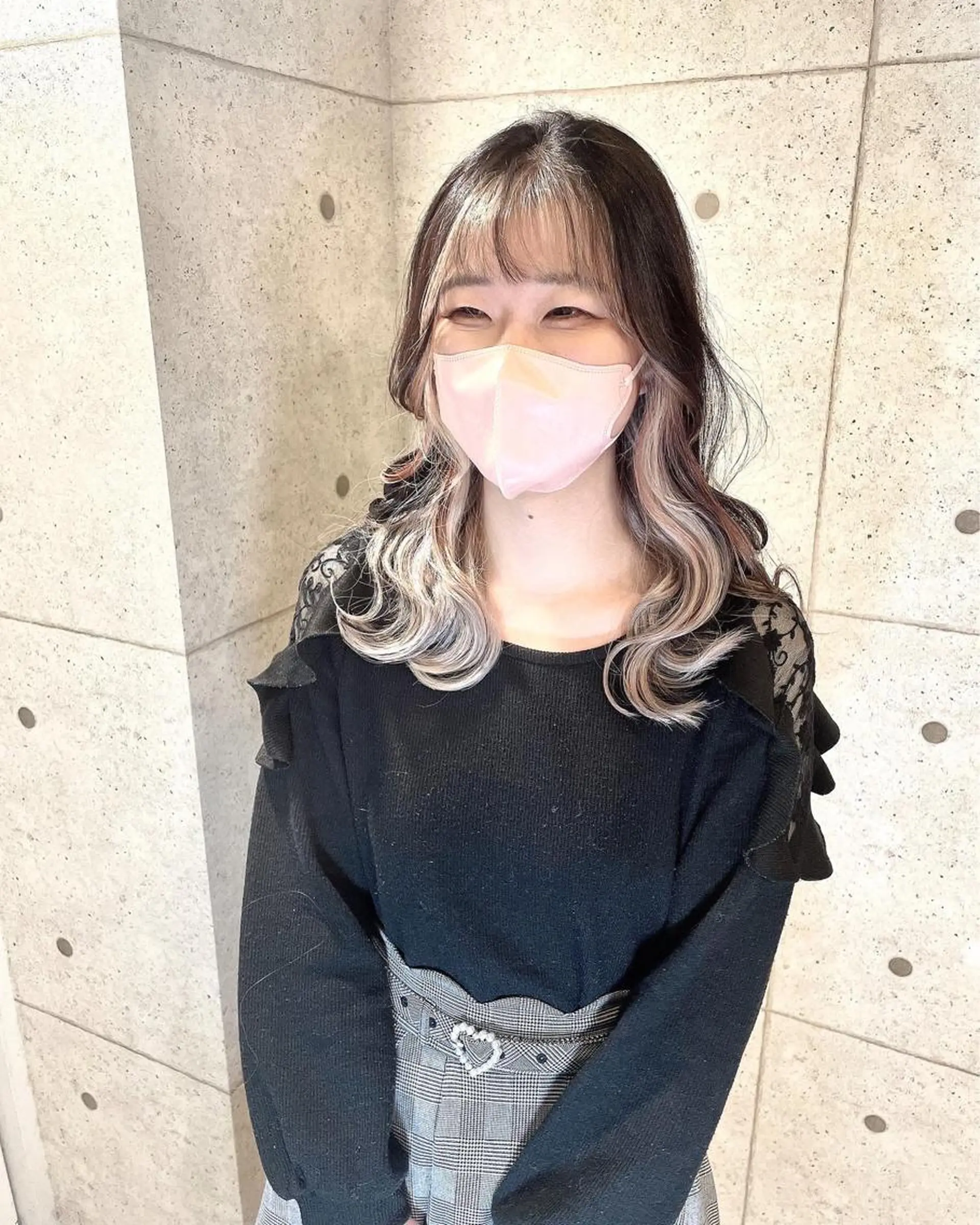 セミロング カラー ブリーチ 1日1名様限定 予約可能のヘアスタイル