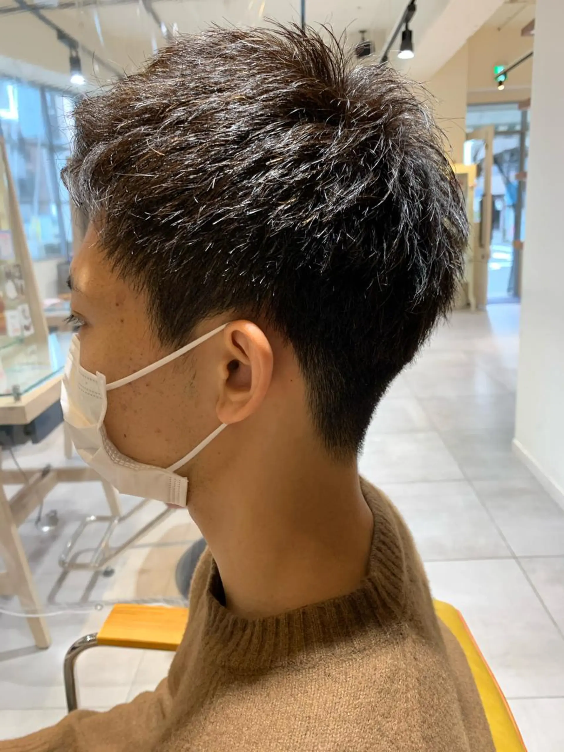 カラー メンズ 森川 力のヘアスタイル