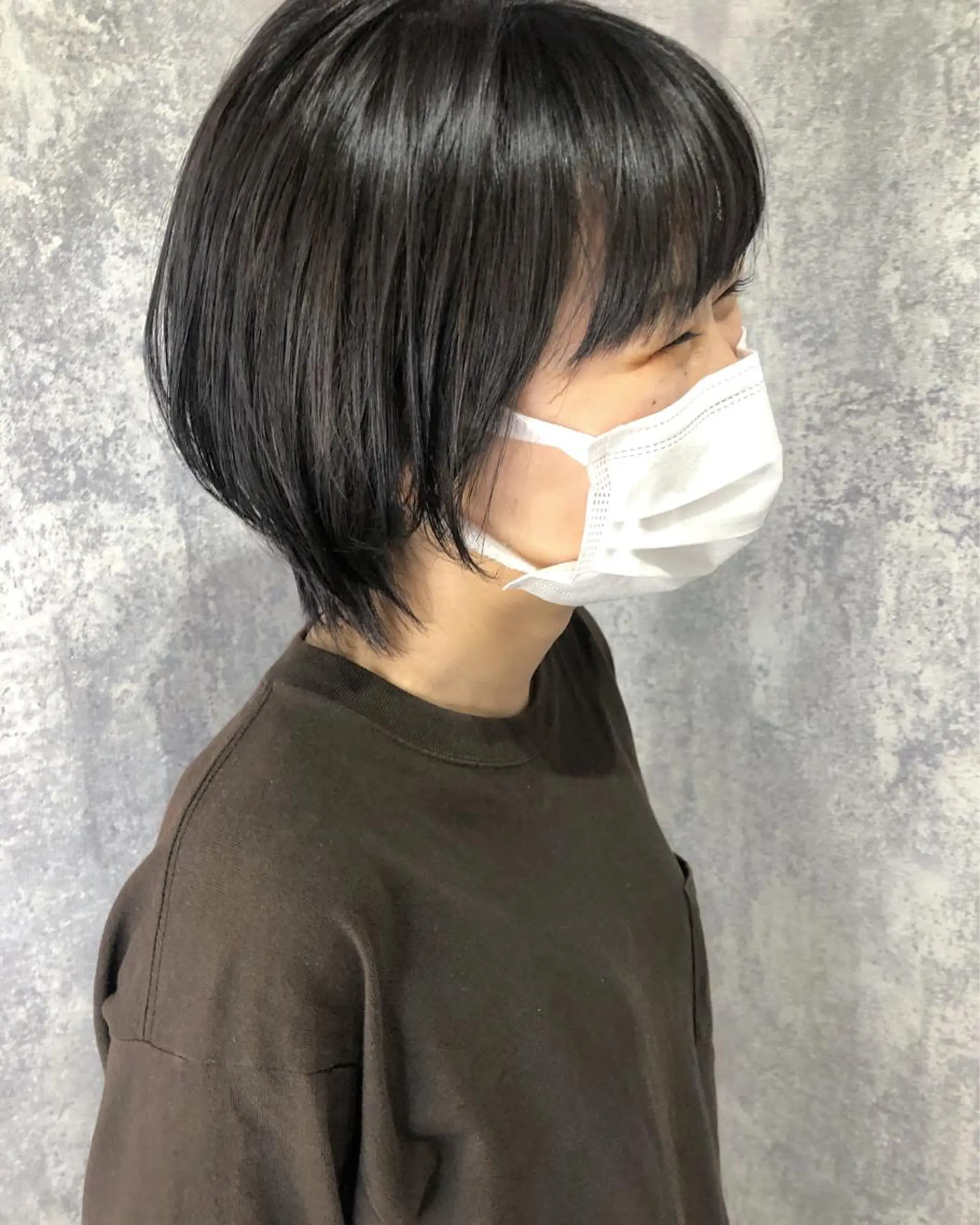 カラー ブラウンカラー ココアブラウン レイヤー/ボブ/ 顔周り/yukinaのヘアスタイル