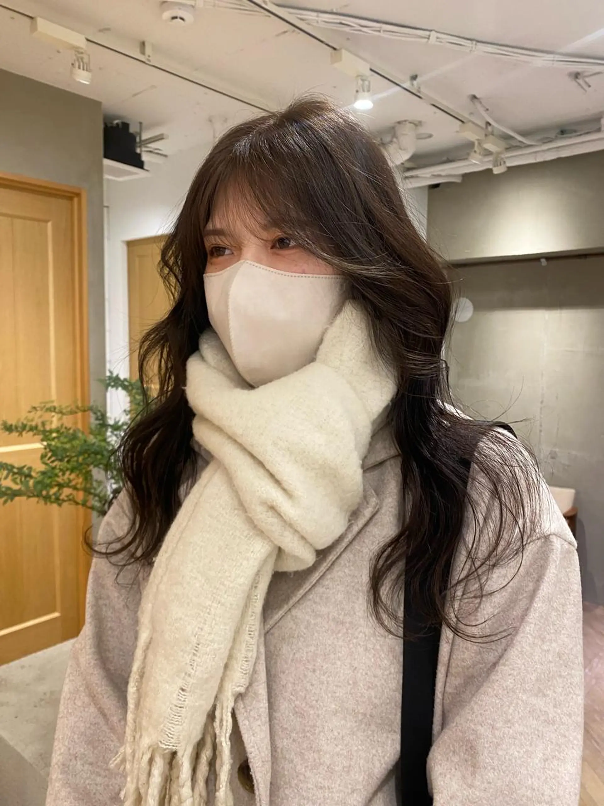 ロング 🎀透明感× 暖色カラーつな🎀のヘアスタイル