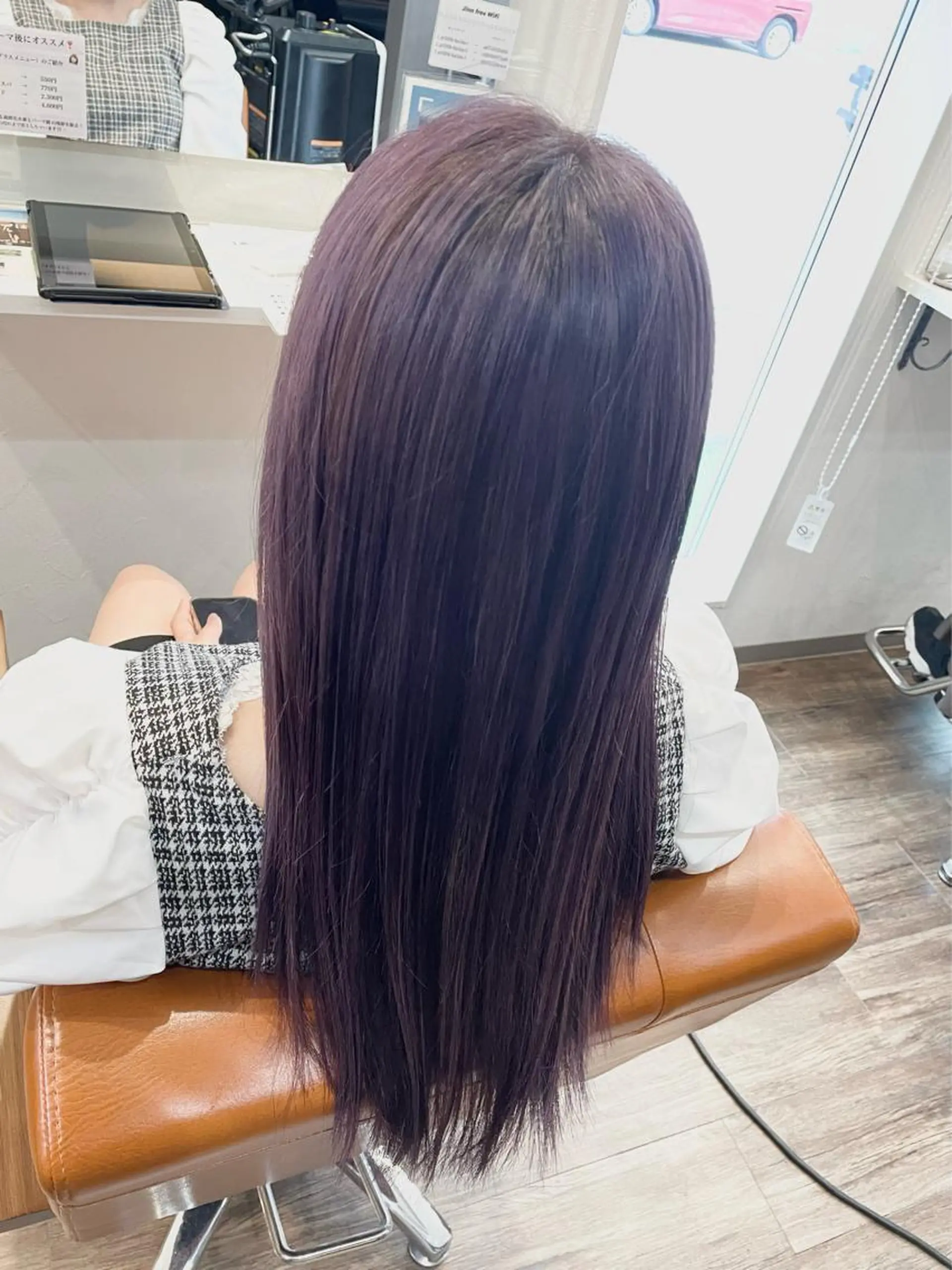 カラー ブリーチ カット ヘアカラー 高崎 絵里子のヘアスタイル