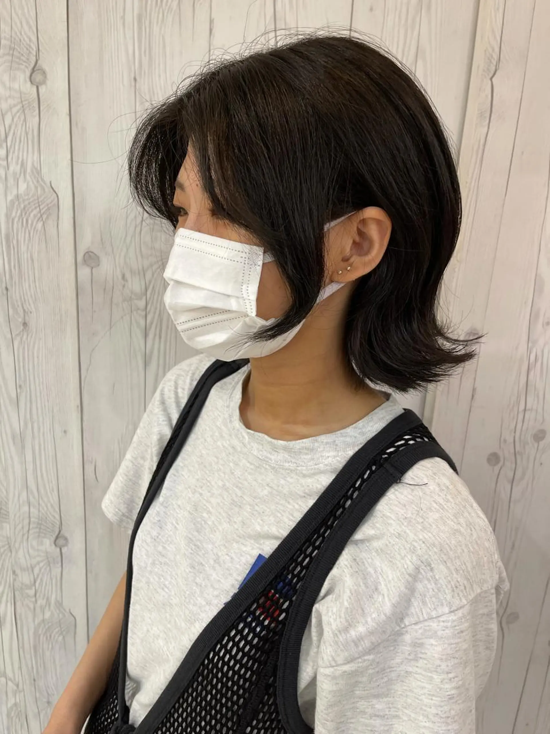 カラー 黒髪 名古屋のピンク好き かずくん🦩のヘアスタイル